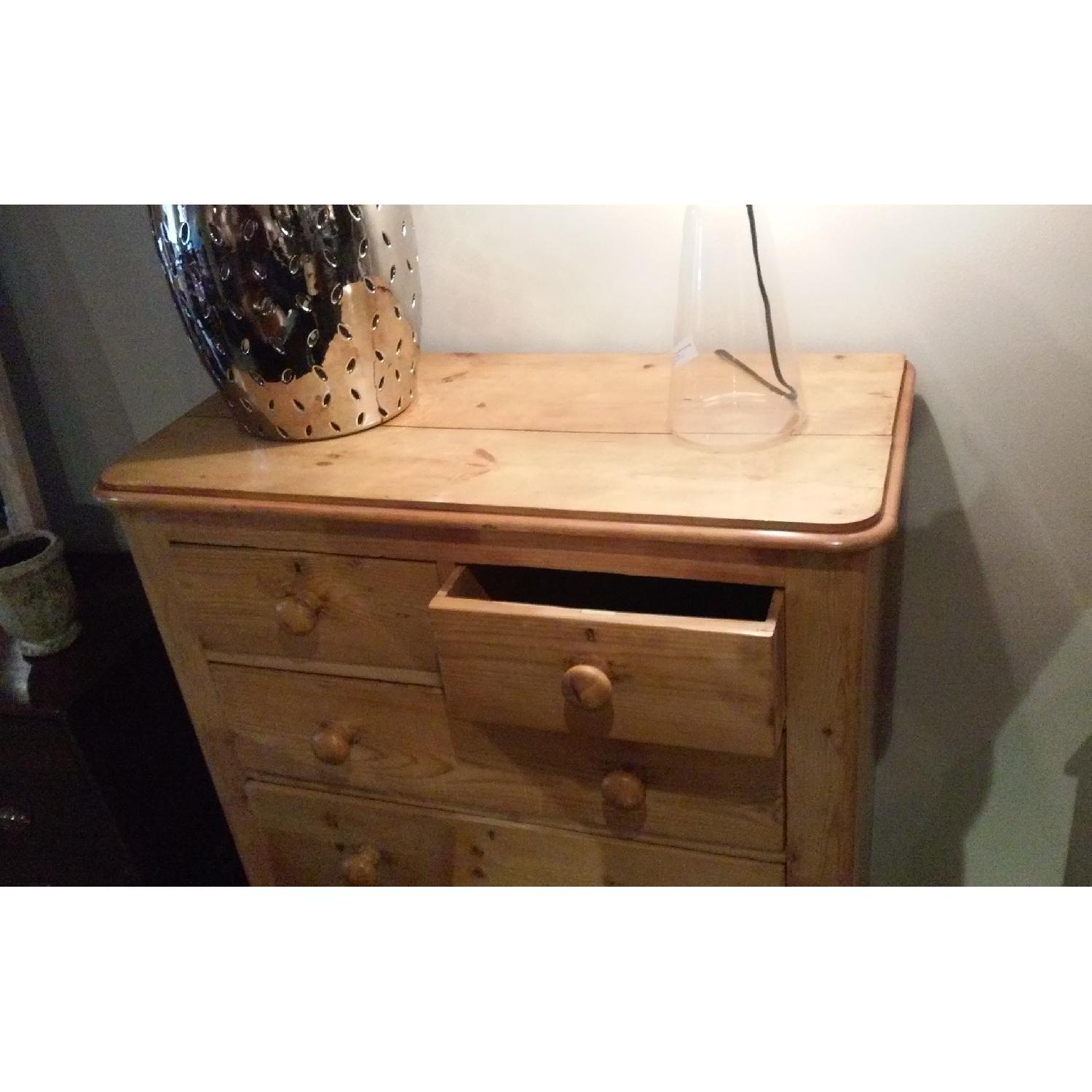 Vintage Victorian Pine Chest of Drawers - image-3