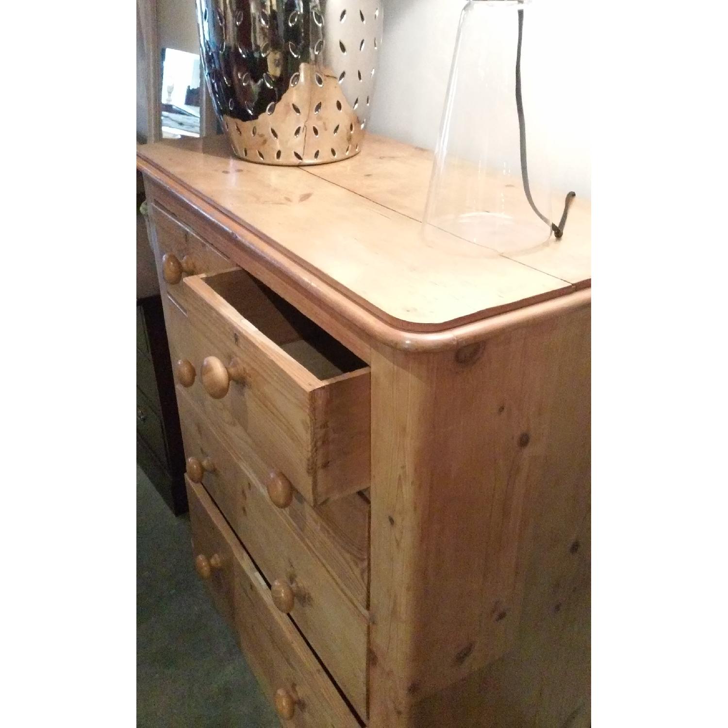 Vintage Victorian Pine Chest of Drawers - image-4