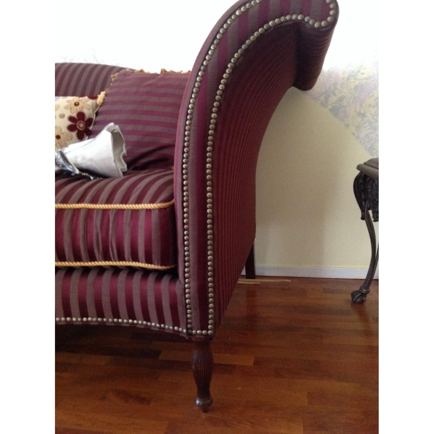 Burgundy Sofa - image-3