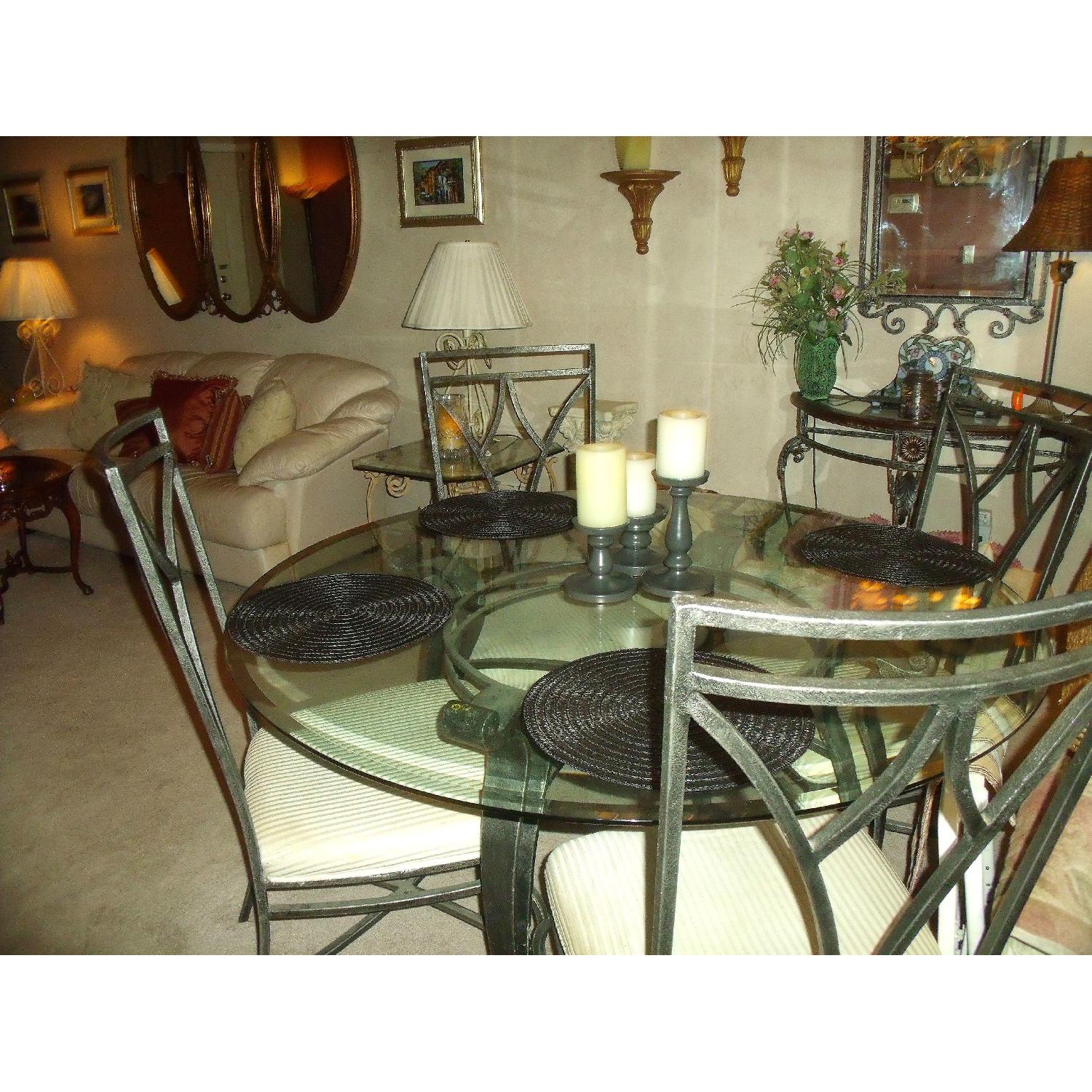 Wrought Iron Table Lamps - Set of 2 - image-1