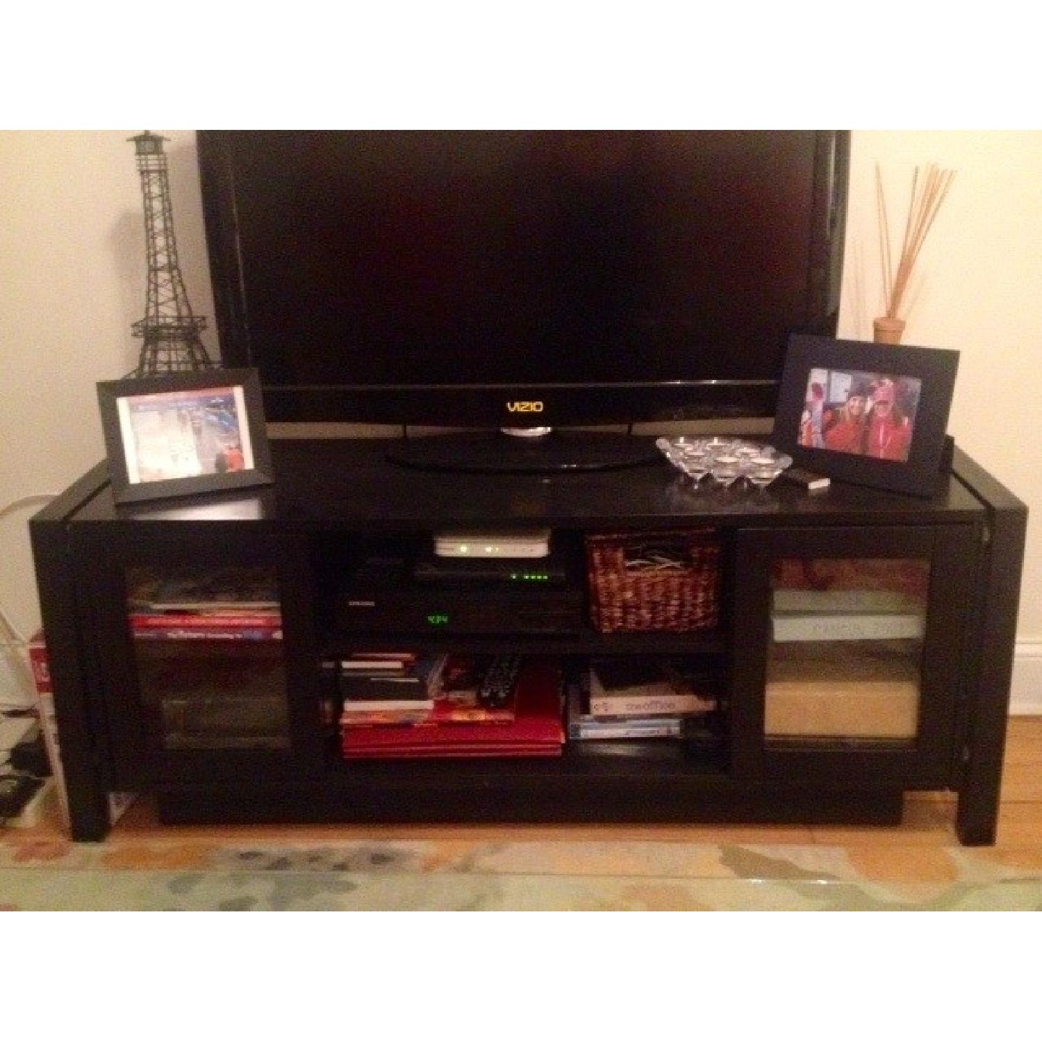 Black Console for Plasma TV/Entertainment - image-1