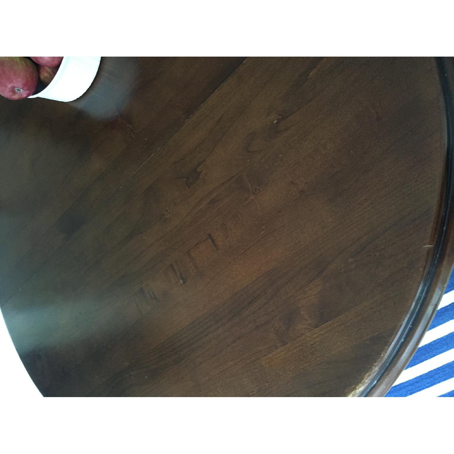 Pottery Barn Extending Pedestal Dining Room Table - image-2