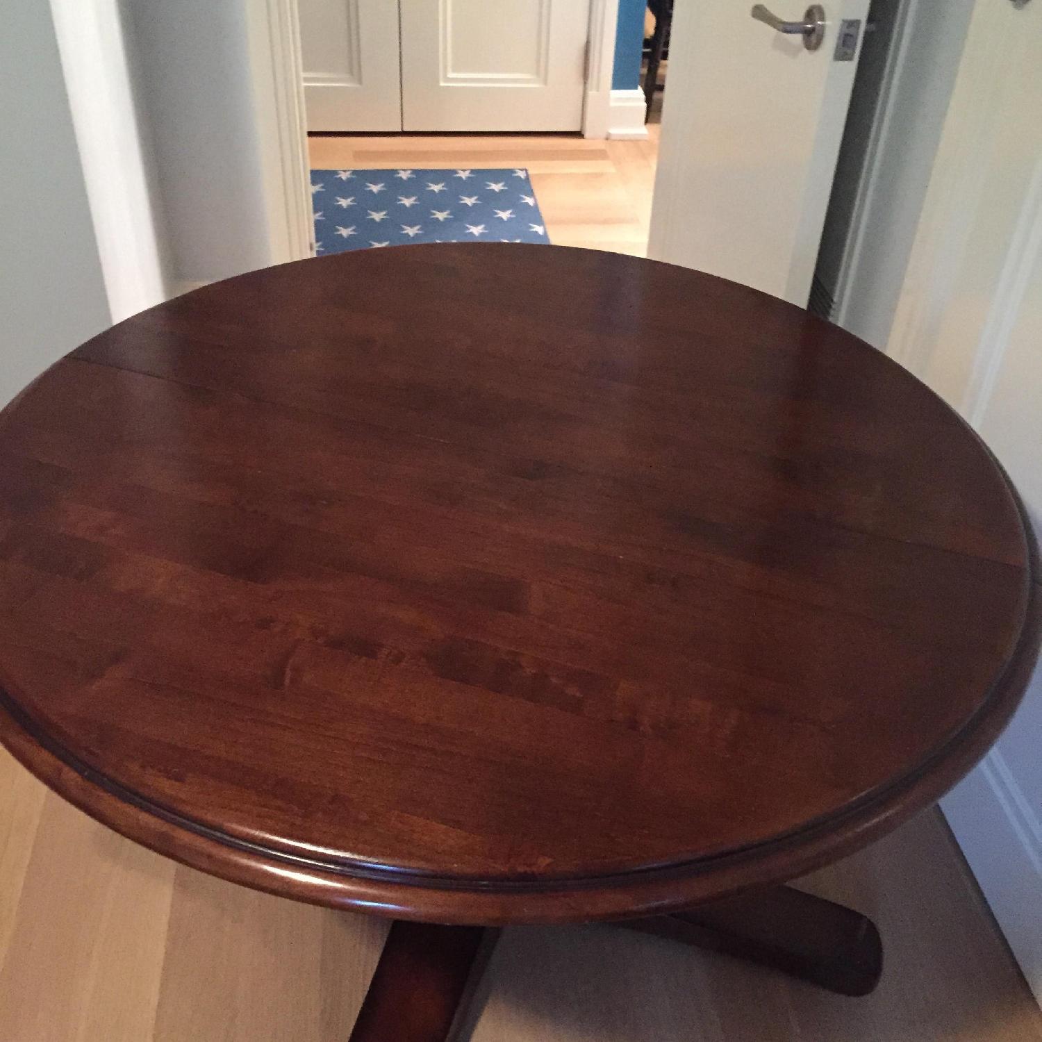 Pottery Barn Extending Pedestal Dining Room Table - image-7