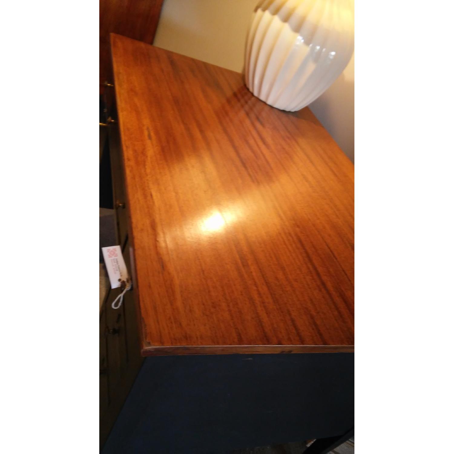 Vintage English Oak Partners Desk - image-3