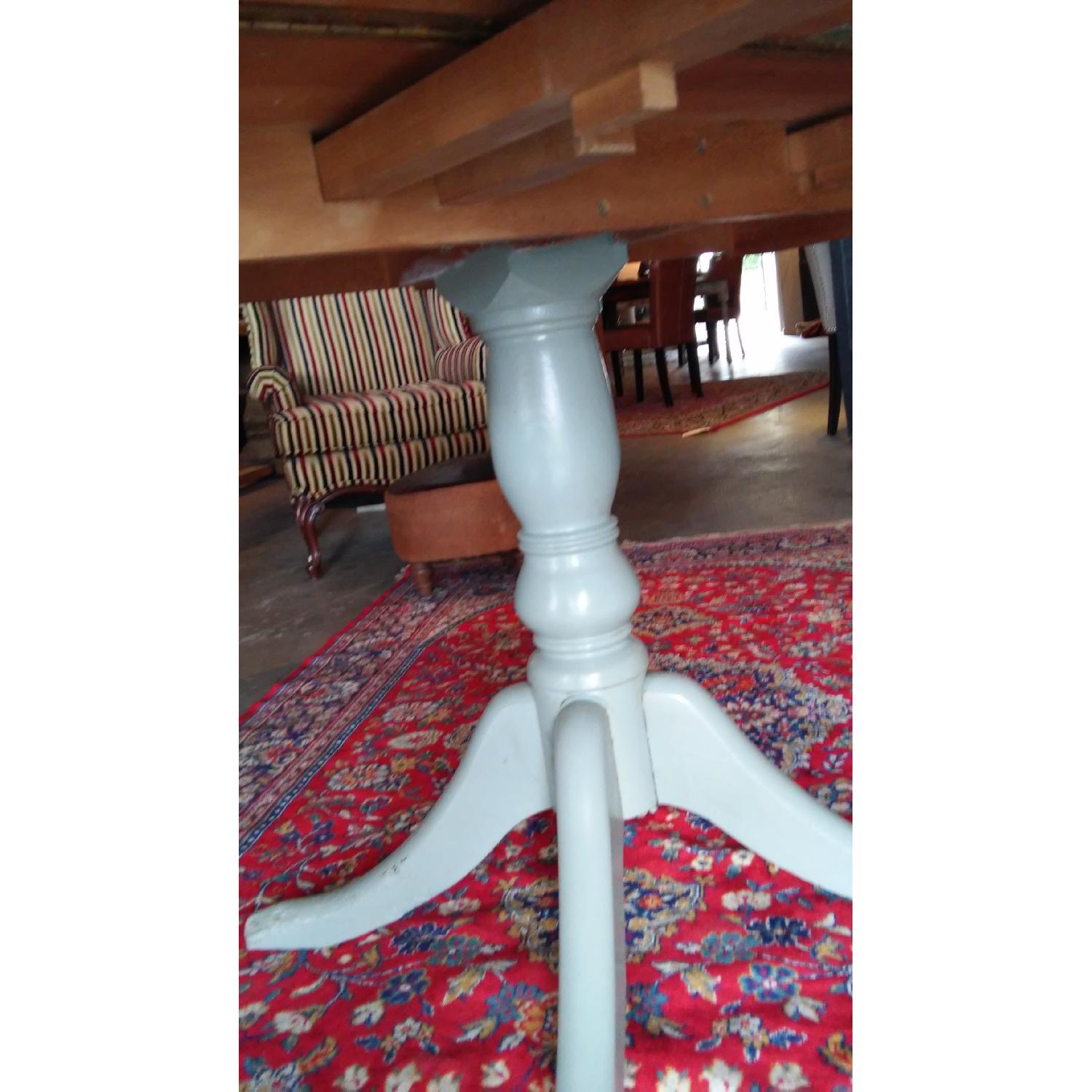 Vintage 2 Toned Pine Drop Leaf Table - image-4