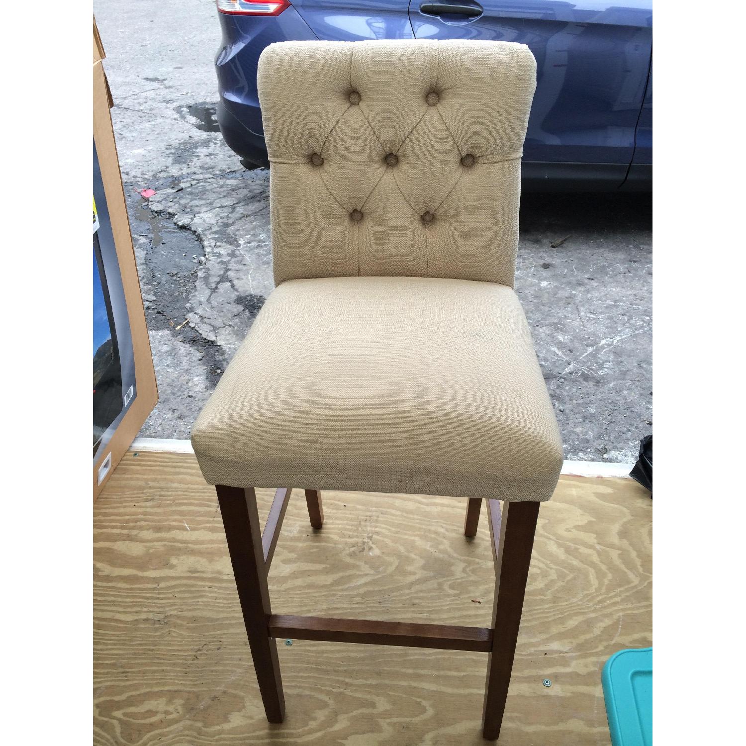 Target Threshold Brookline Tufted BarStool - image-1