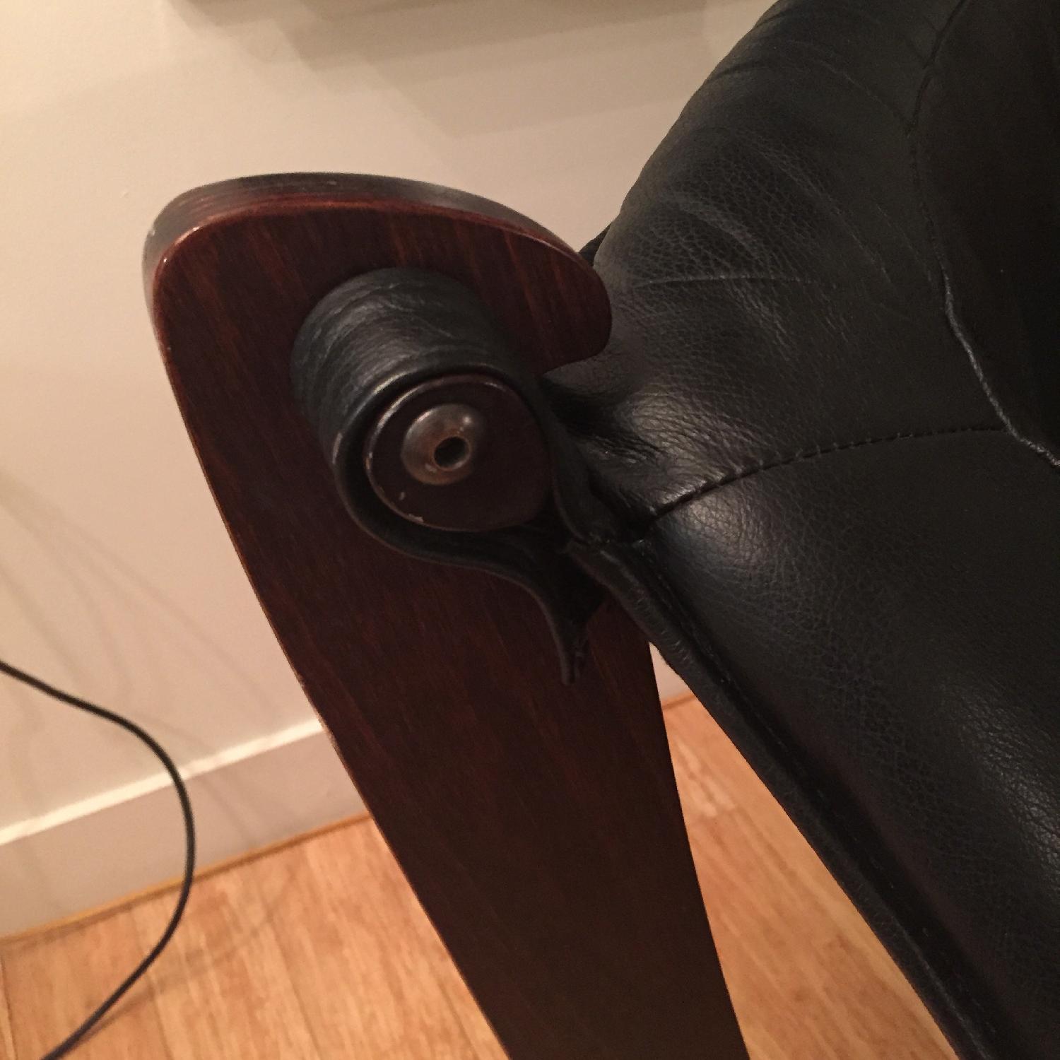 Mobler Danish Mid-Century Modern Luna Leather Chairs - image-5