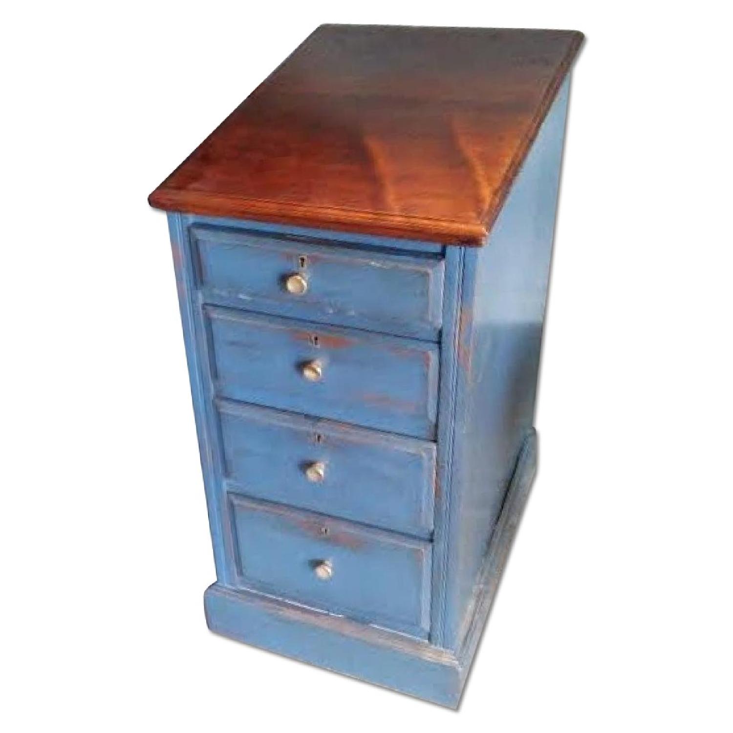 Antique File Cabinets/End Tables - Set of 2 - image-0