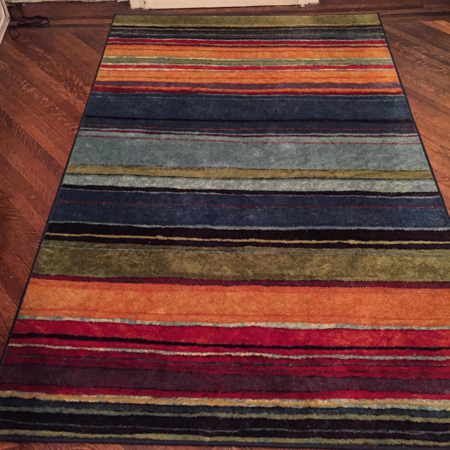 Mohawk Home Rainbow Multi Stripe Rug - image-3