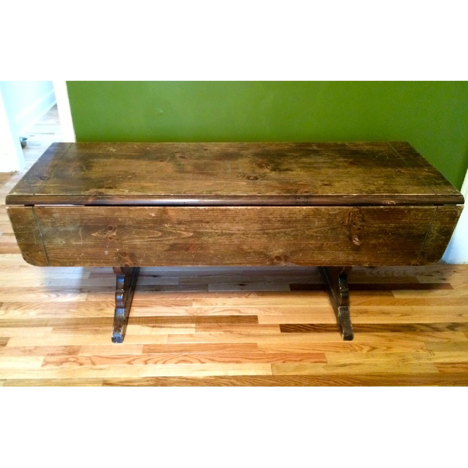 Vintage Drop-Leaf Table - image-1