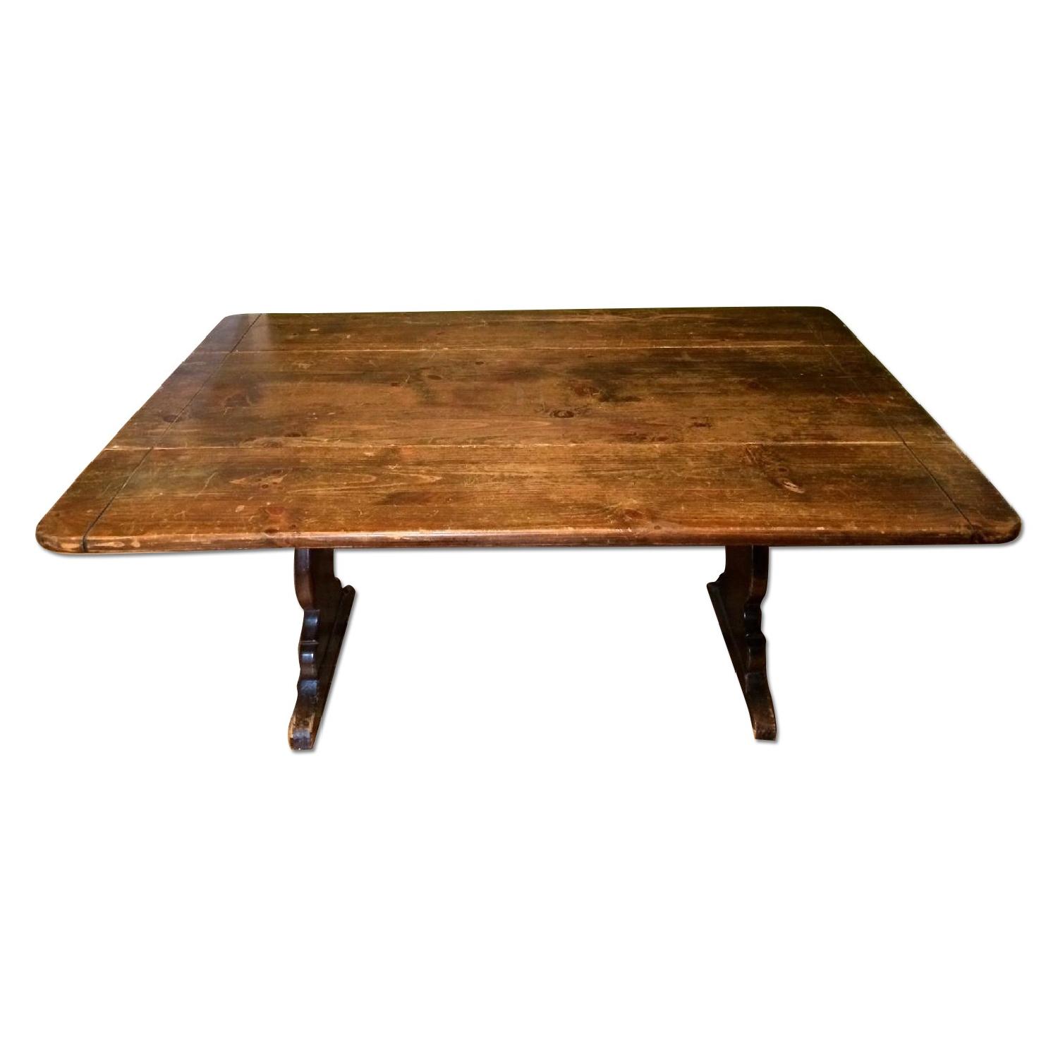 Vintage Drop-Leaf Table - image-0