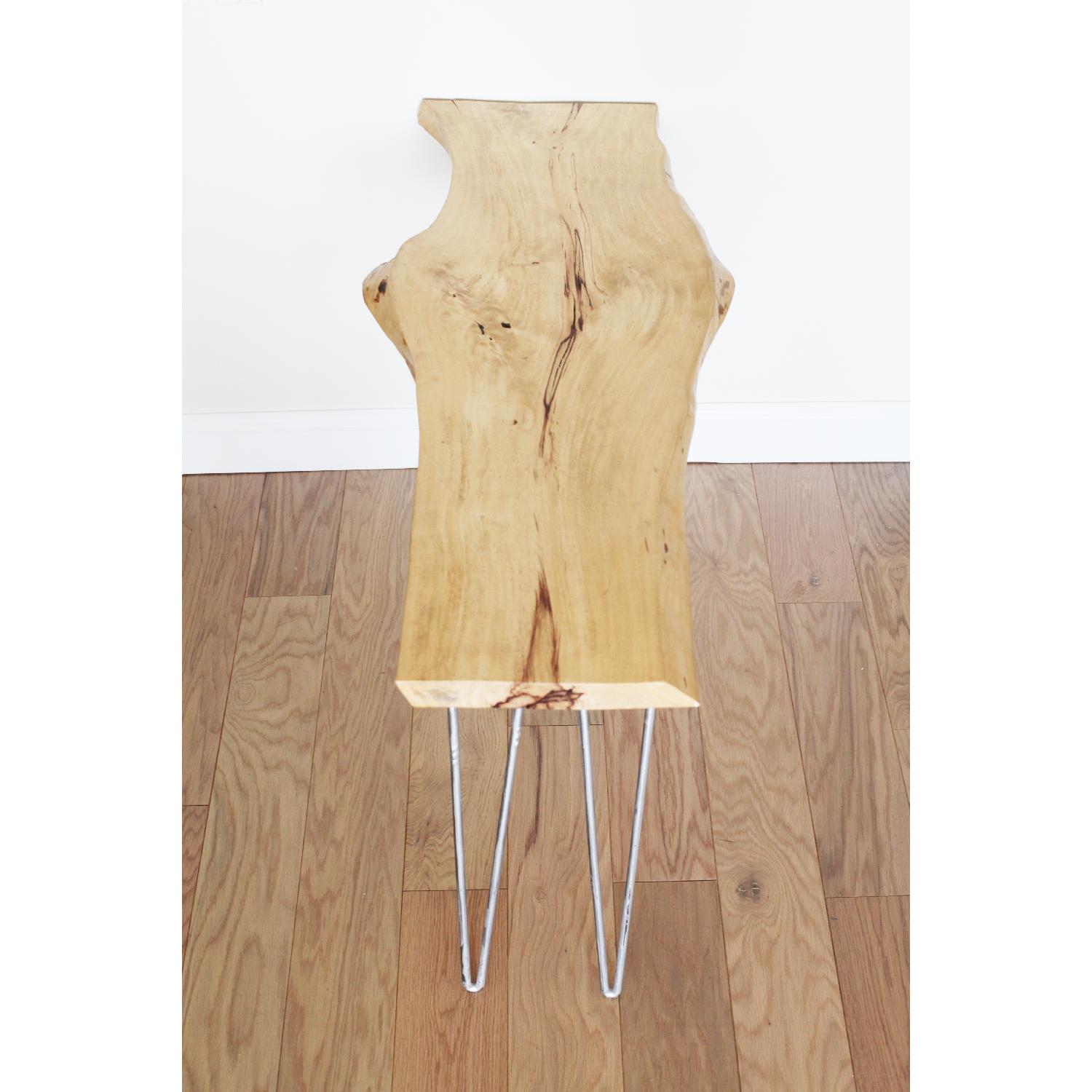 From the Source Reclaimed Tamarind Wood Slab Console Table & Matching Shelf - image-3