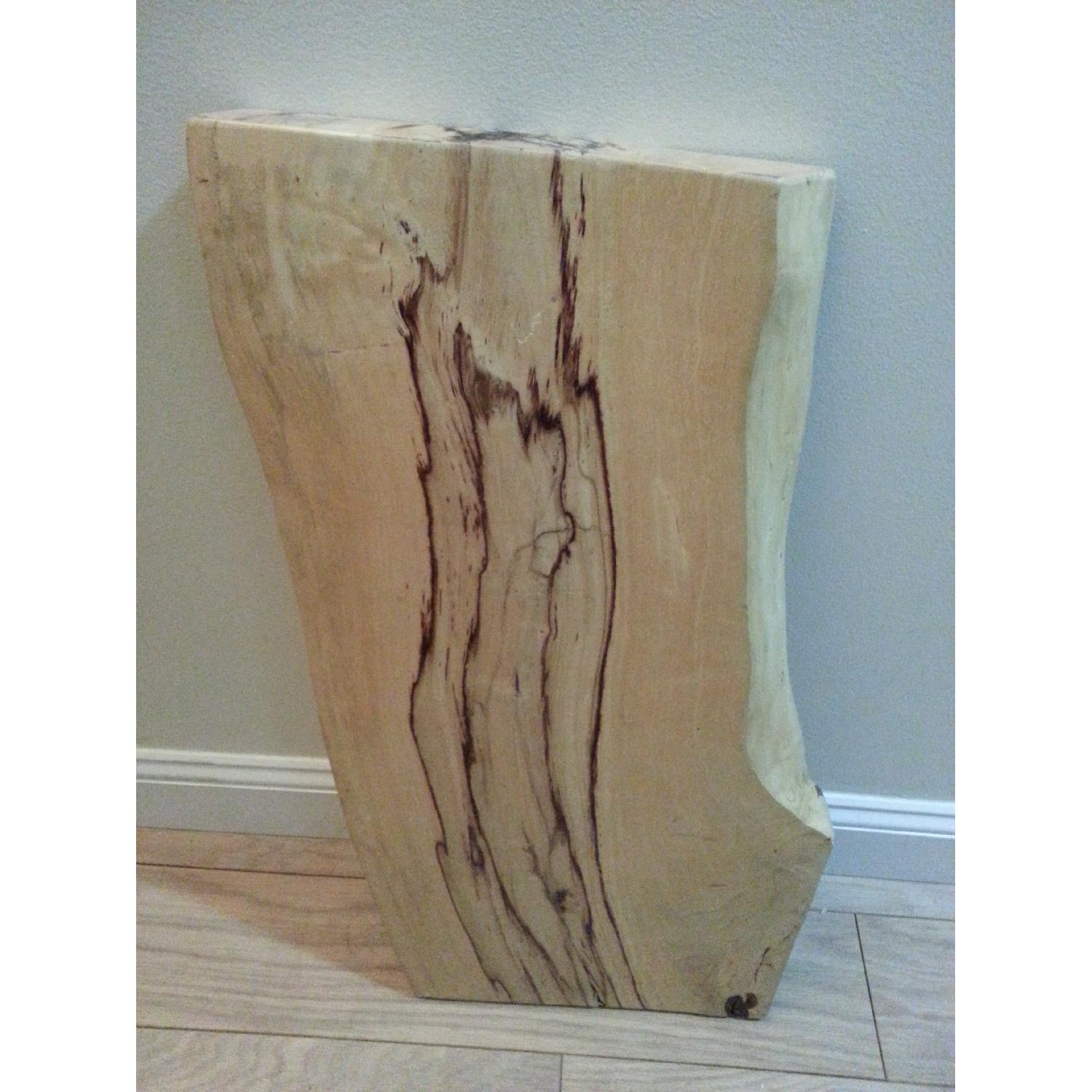 From the Source Reclaimed Tamarind Wood Slab Console Table & Matching Shelf - image-5