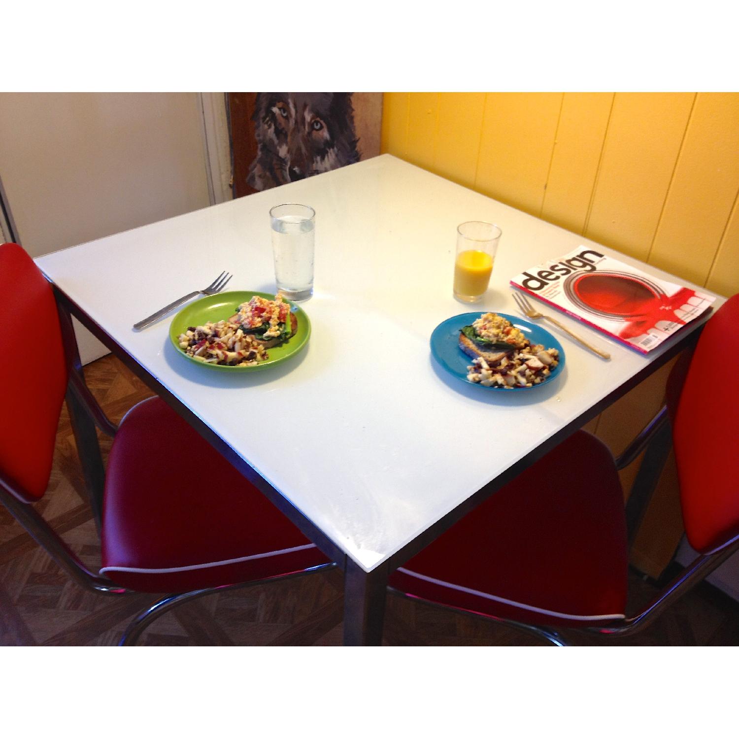 Ikea Torsby Table w/ Frosted Glass Table Top - image-3