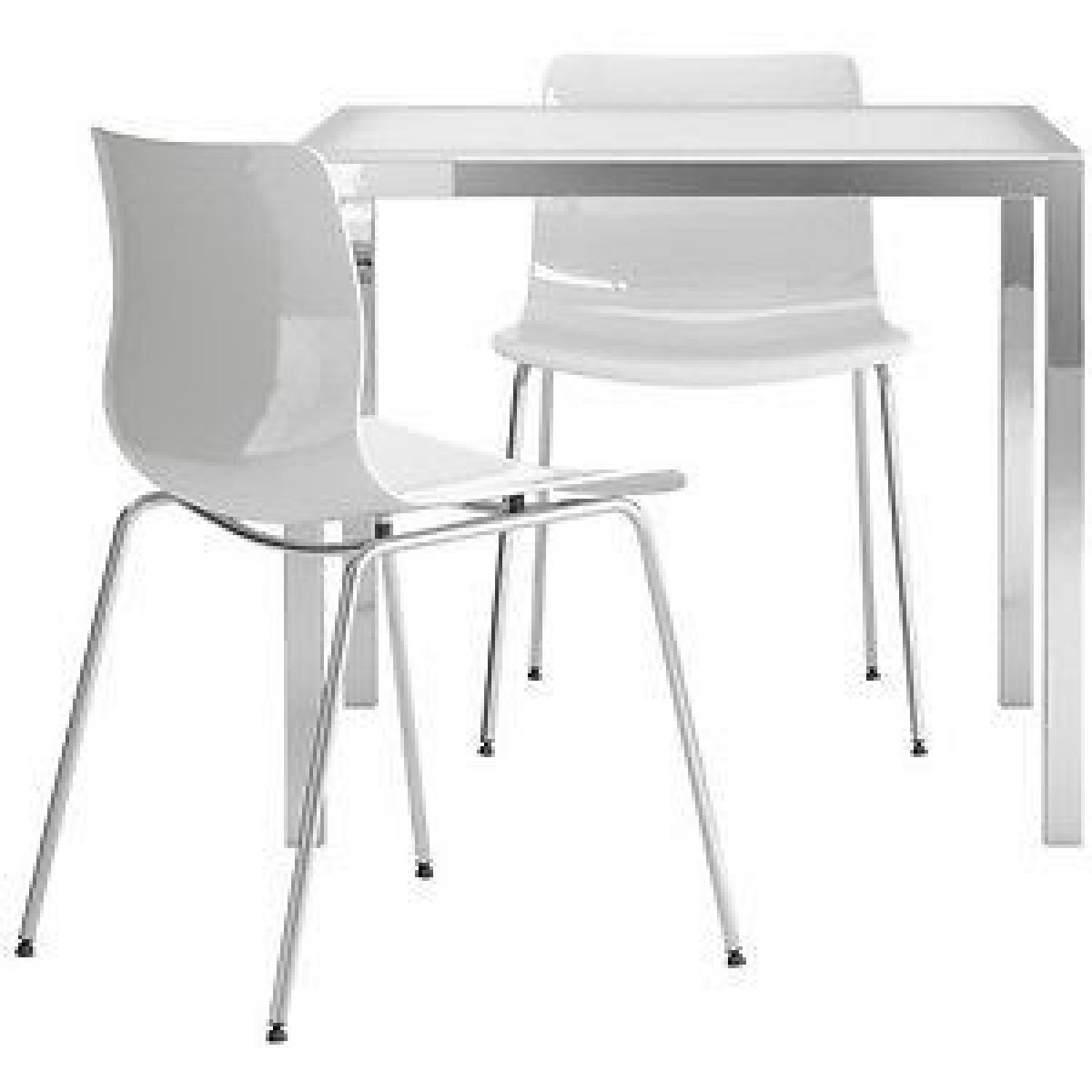 Ikea Torsby Table w/ Frosted Glass Table Top - image-4