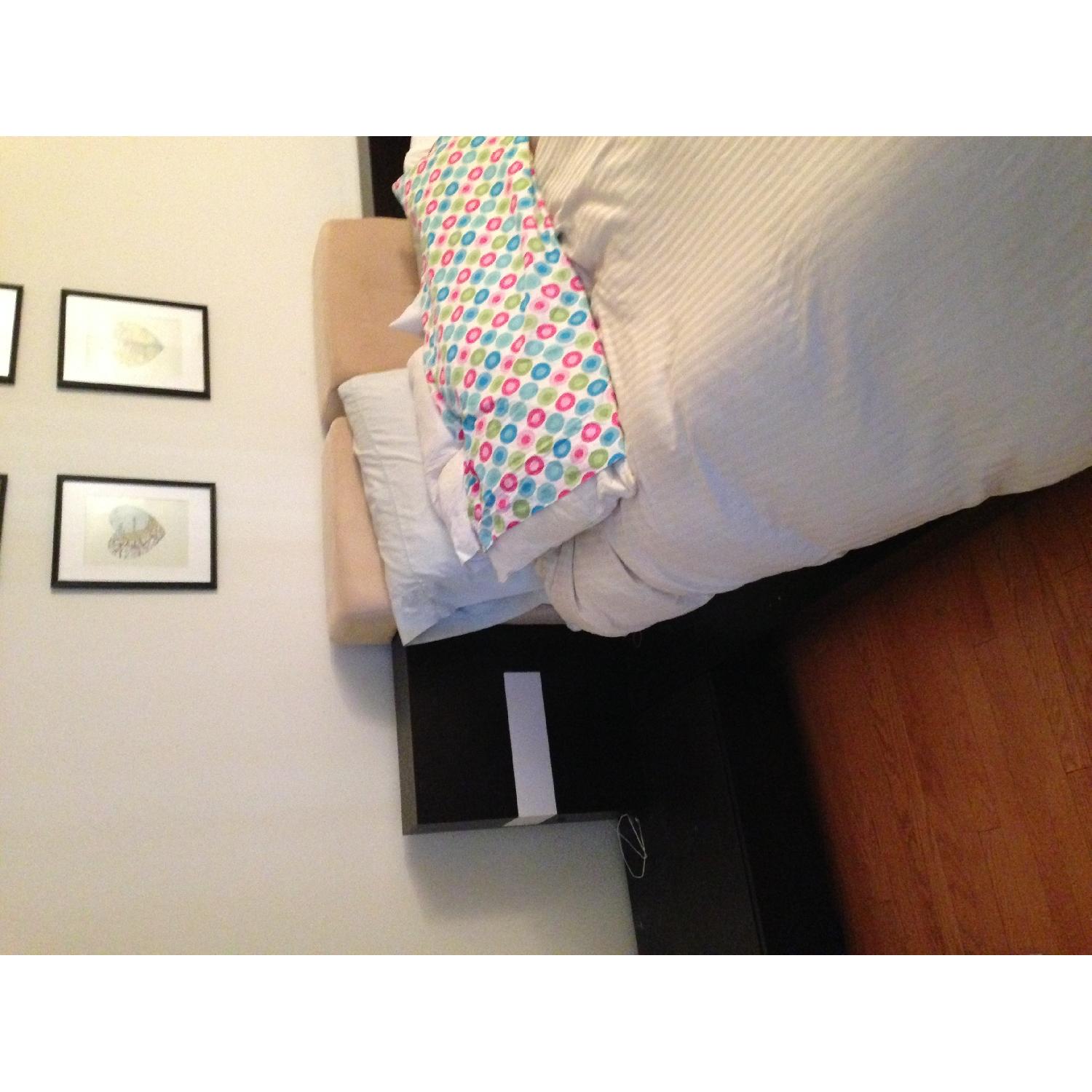 Queen Size Platform Bed w/ Floating Nightstands - image-3