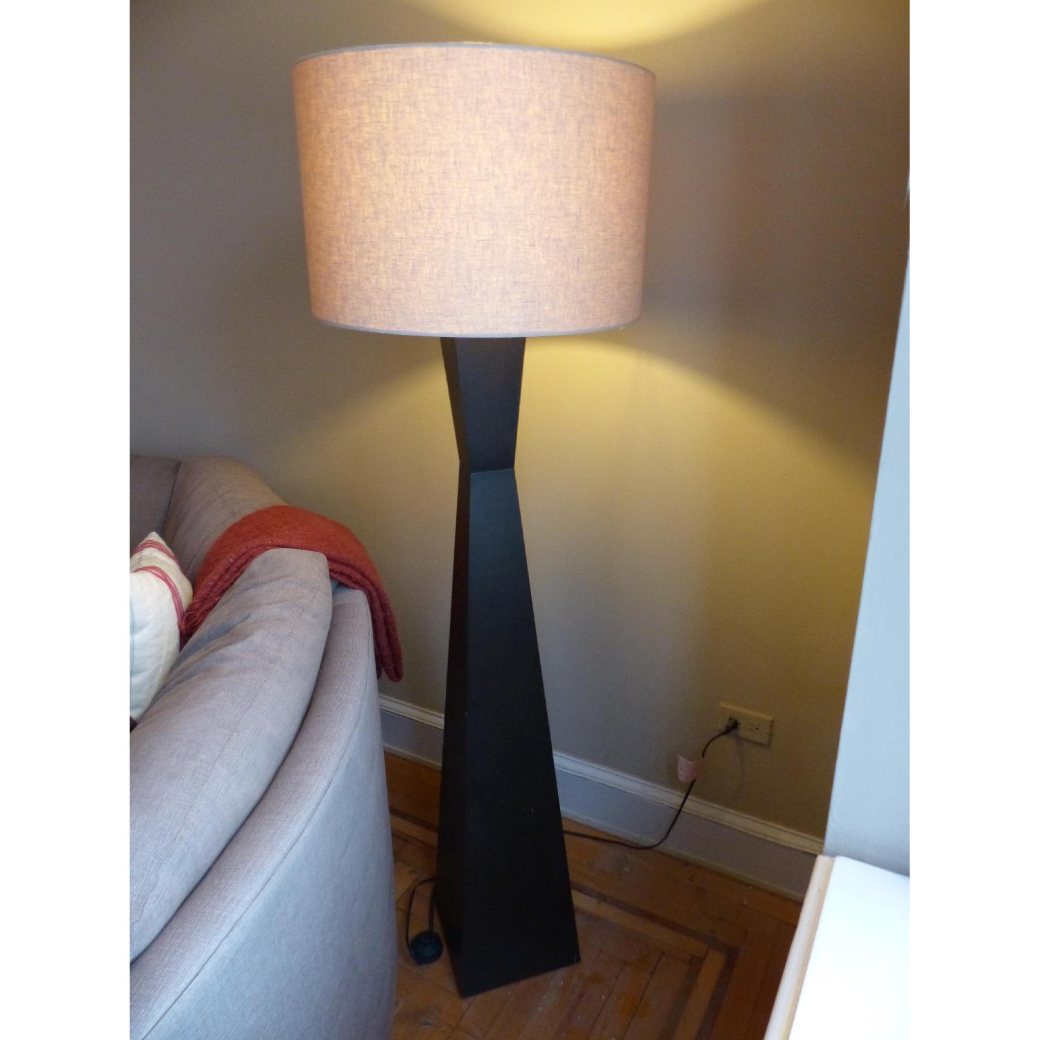 West Elm Chunky Chocolate Floor Lamp - image-3