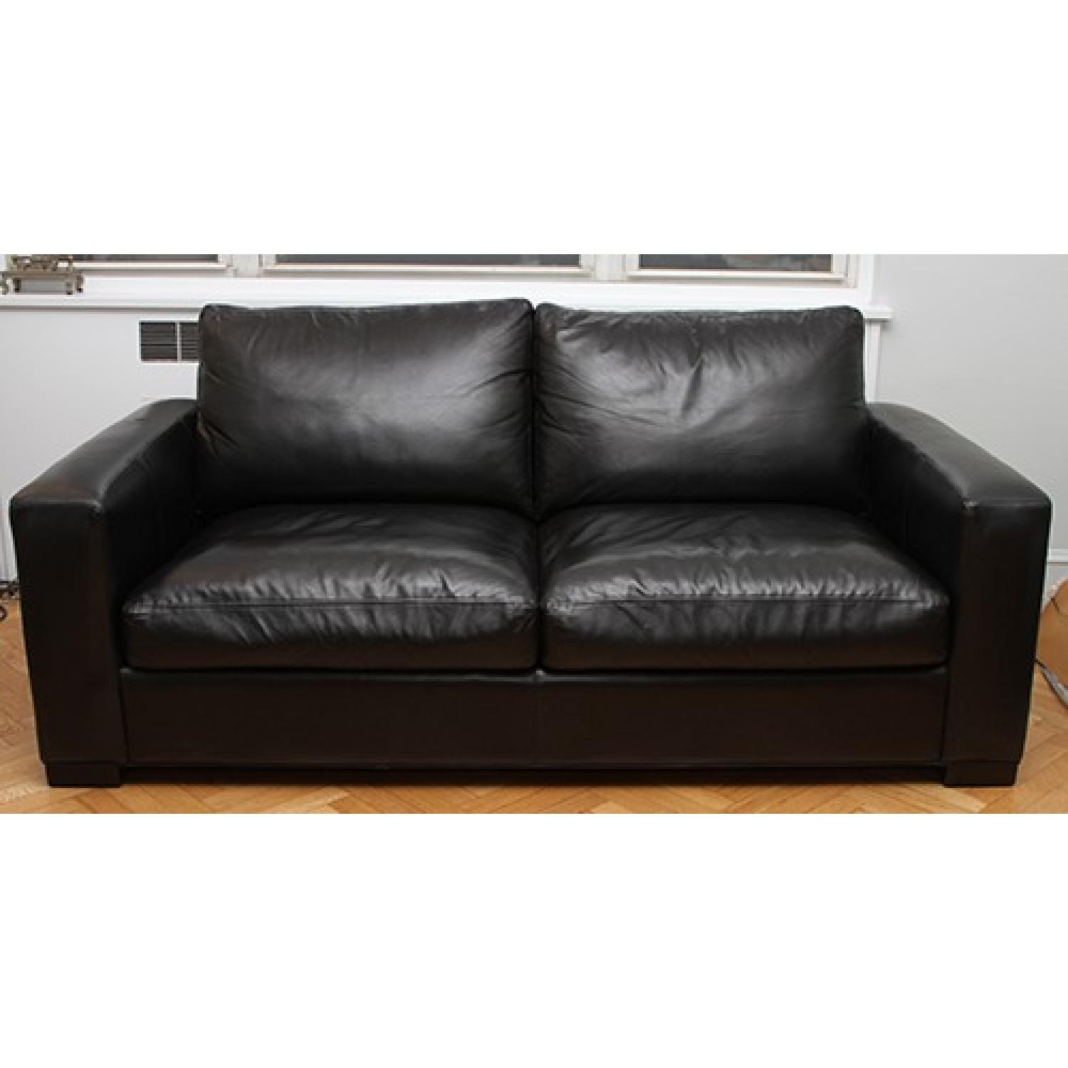 Room & Board Leather Sofa - image-1