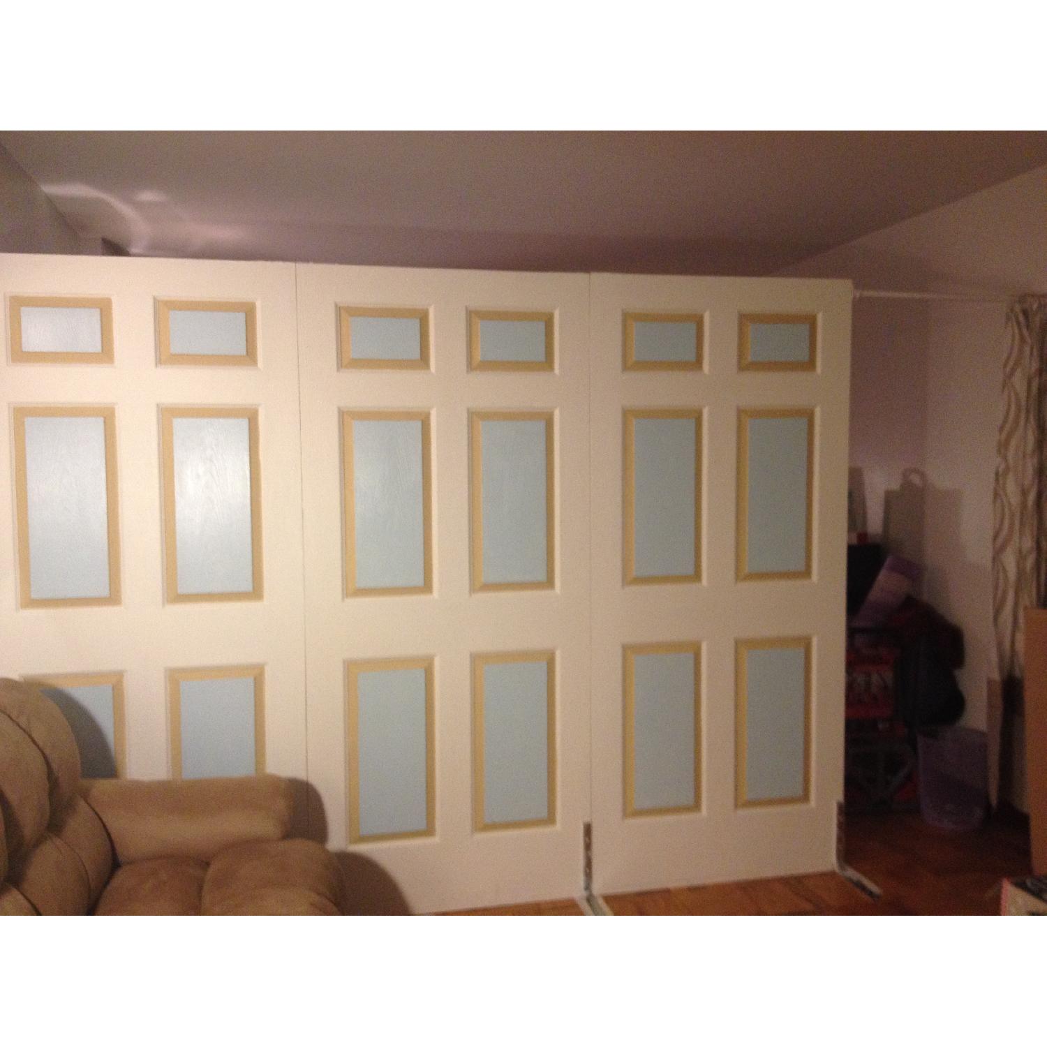 Flex Bedroom Wall w/ Shower Curtain Door - image-1