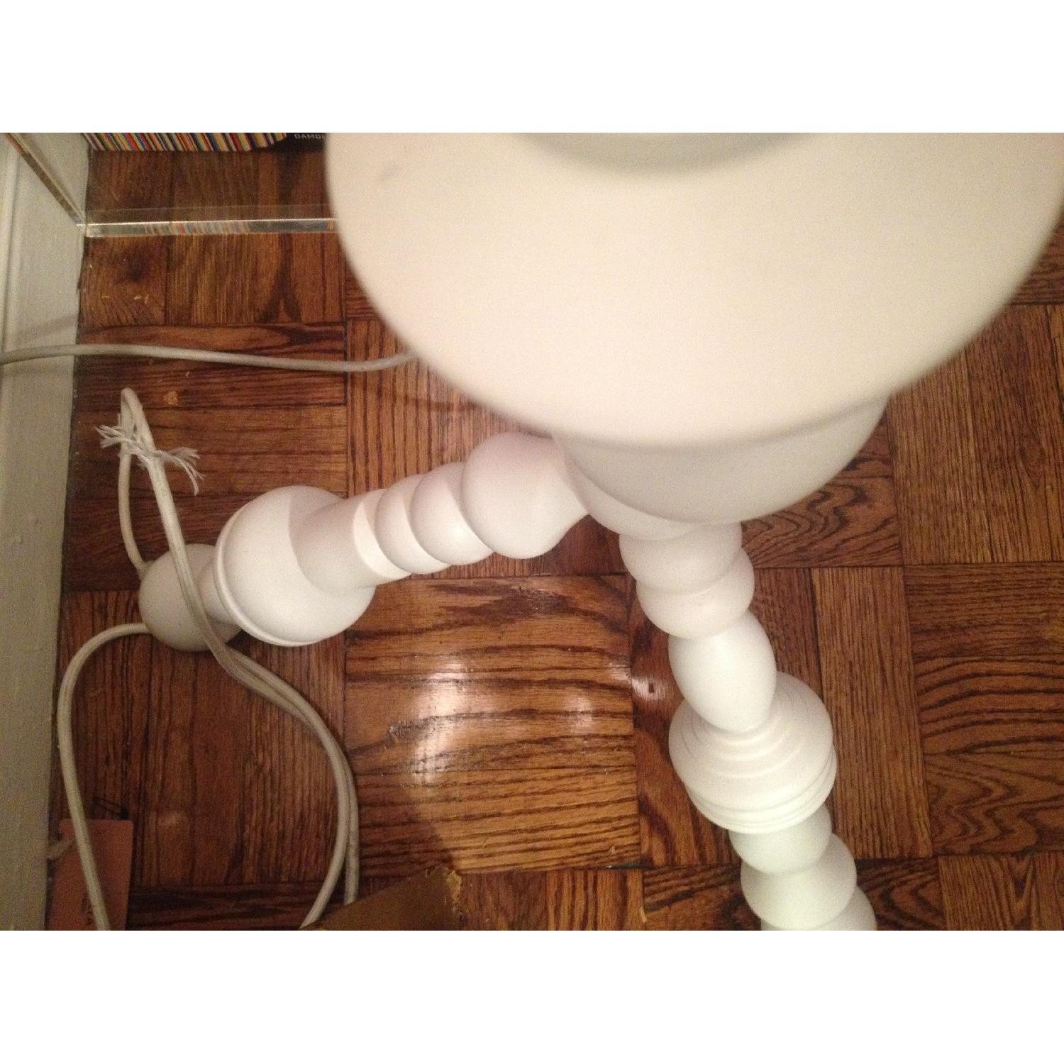 Ikea PS Svarva White Floor Lamp - AptDeco