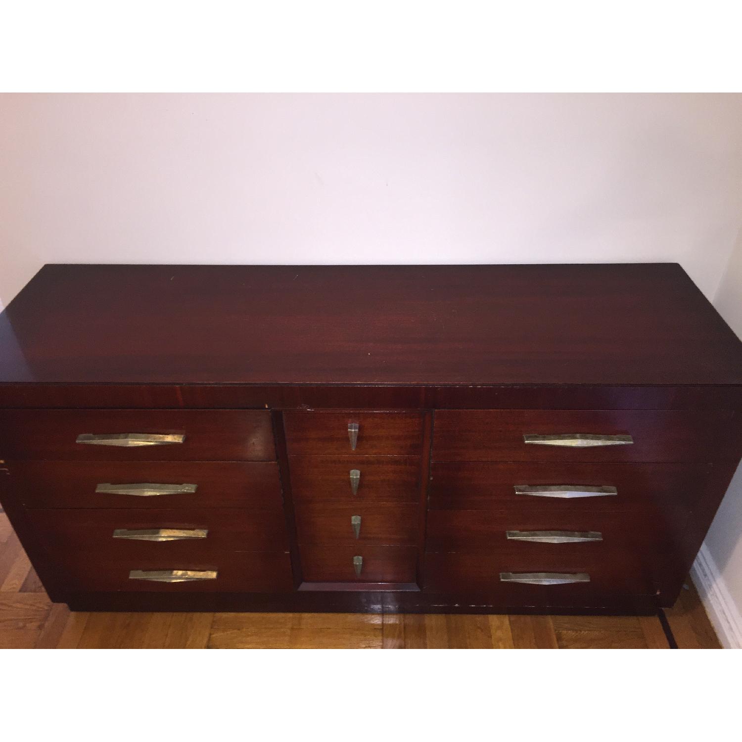 Antique 12 Draw Dresser in Cherry Wood - image-3