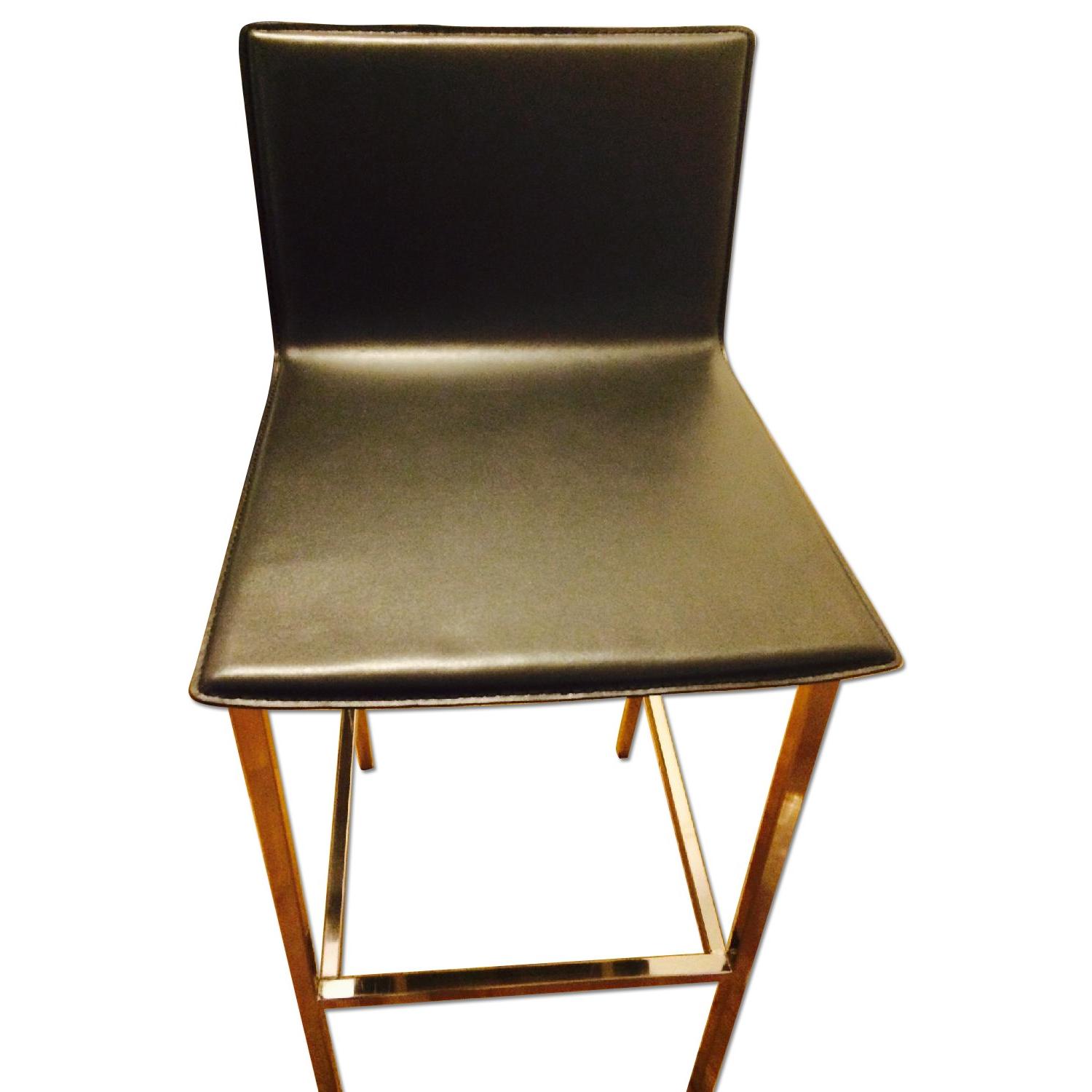 CB2 Phoenix Carbon Bar Stool - 2 Available - AptDeco