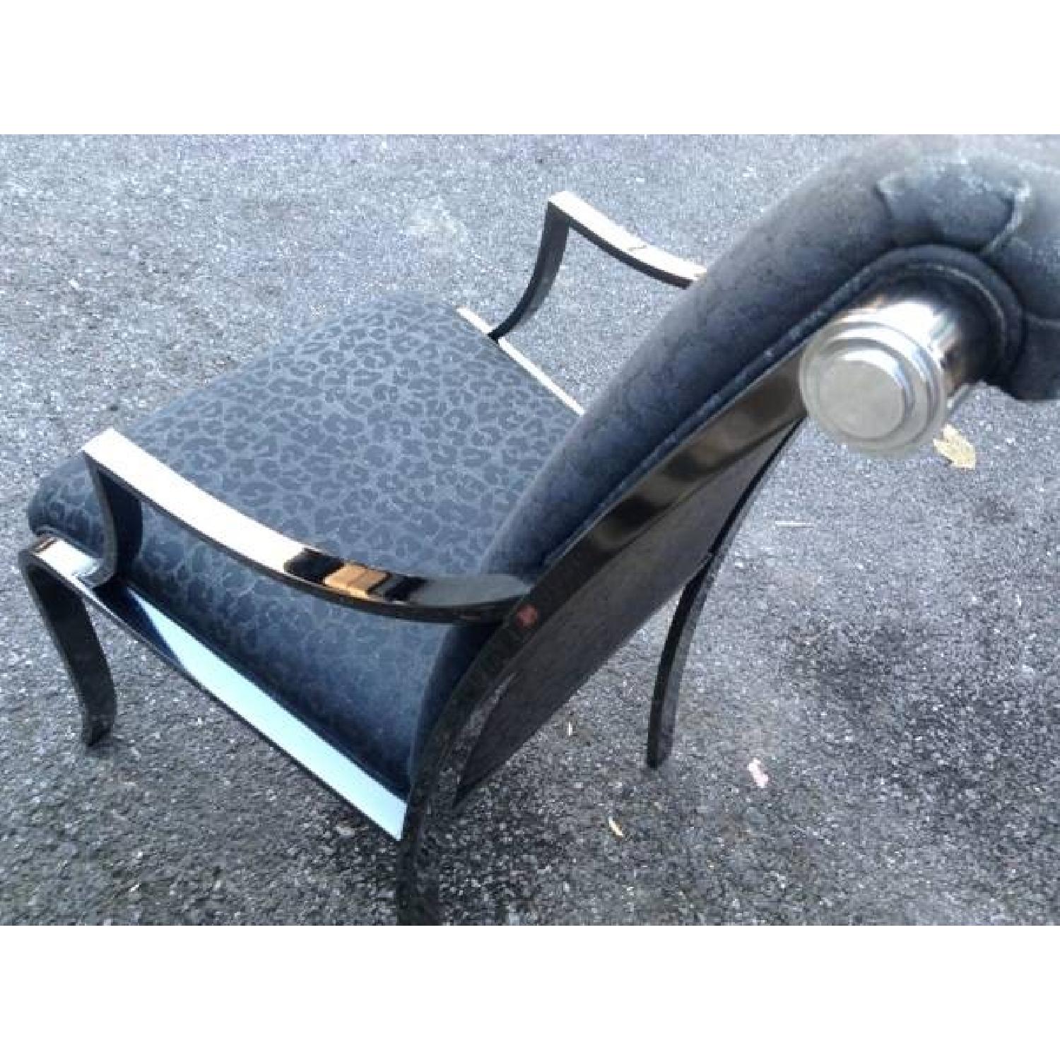 Design Institute of America Dark Chrome Dining Chairs - Set of 6 - image-2