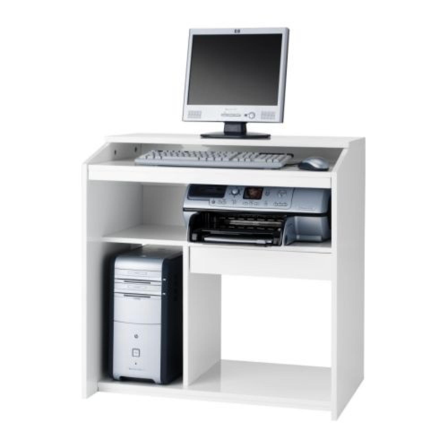 Ikea Goliat Computer Table in White - image-1