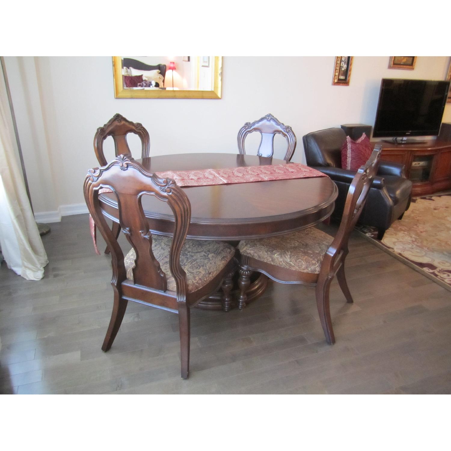 Home Elegance Round/Oval Dining Table w/ 9 Chairs - image-1