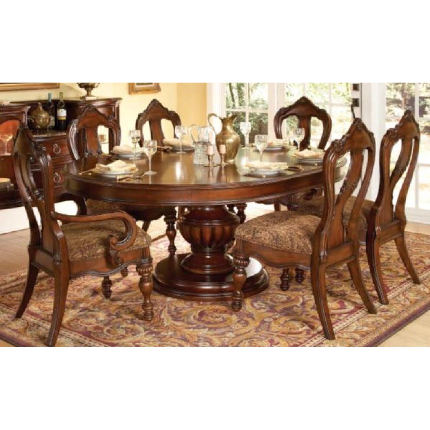 Home Elegance Round/Oval Dining Table w/ 9 Chairs - image-5