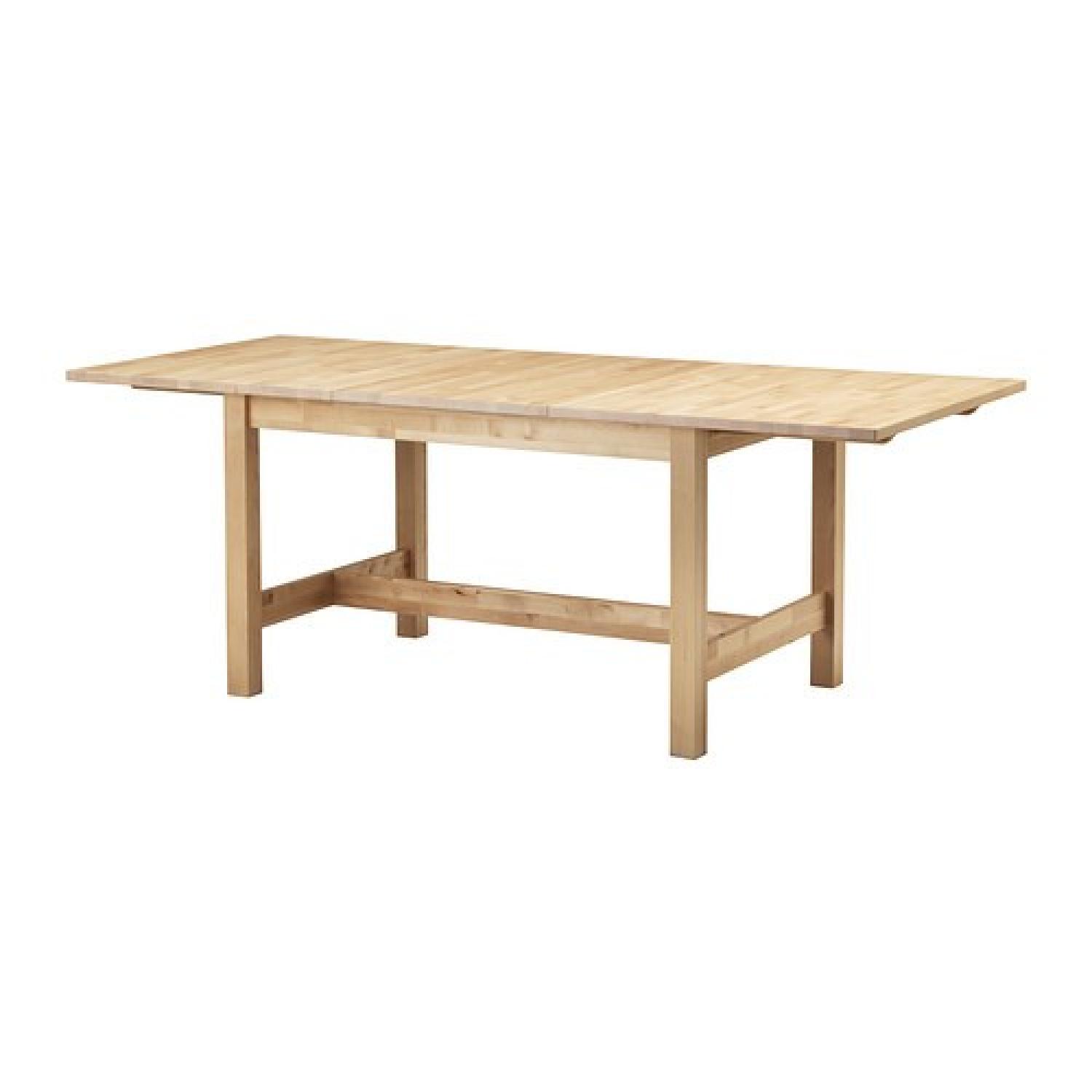 ダイニングテーブル IKEA NORDEN Ikea Norden Expandable Kitchen Table and Chairs - AptDeco