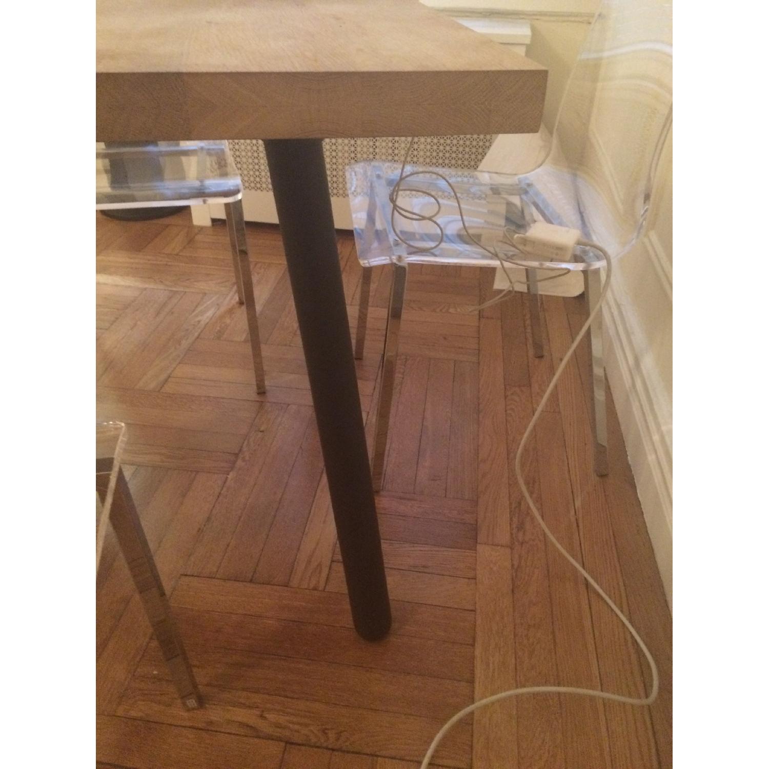 CB2 Square Wooden Dining Table - image-5