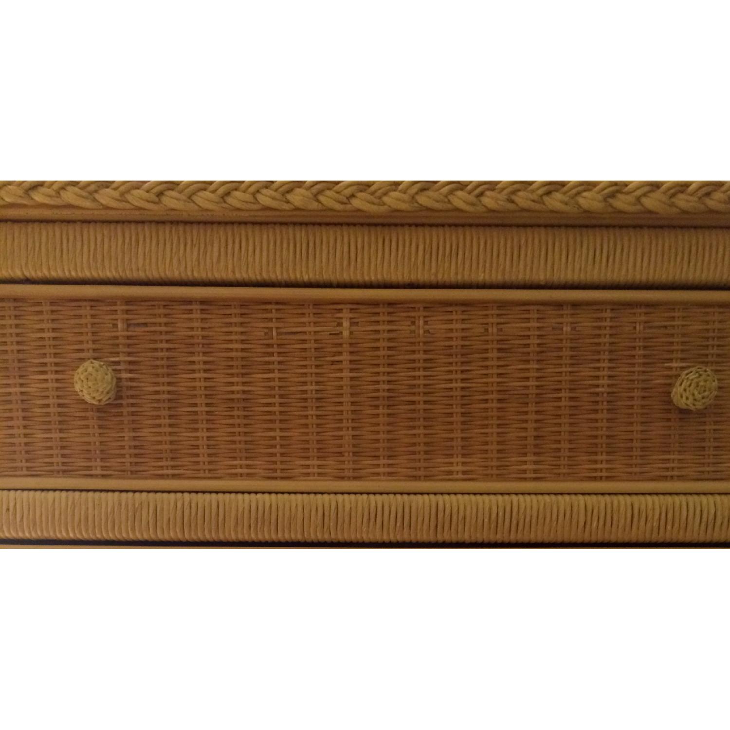 Vintage Wicker Dresser - image-5