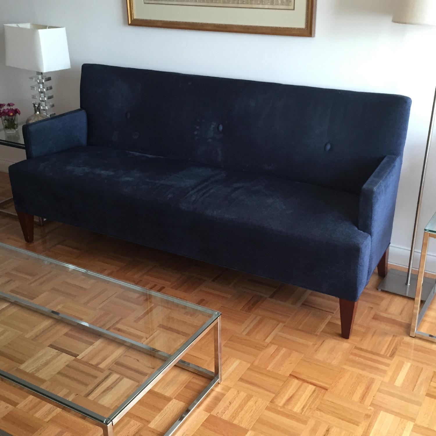 HBF - Brentwood Collection Blue Navy Sofa - image-1