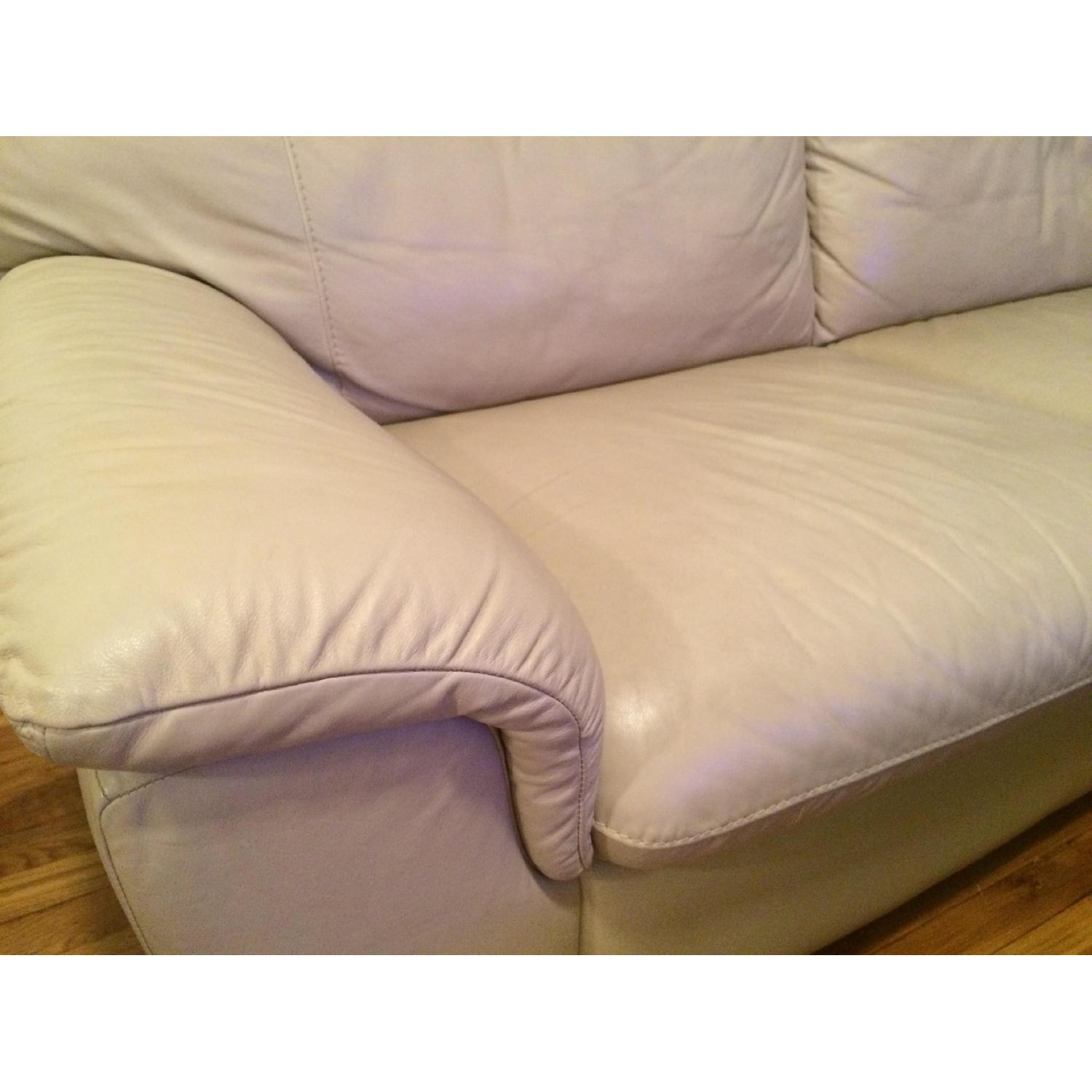 Natuzzi Leather Sofa - image-3