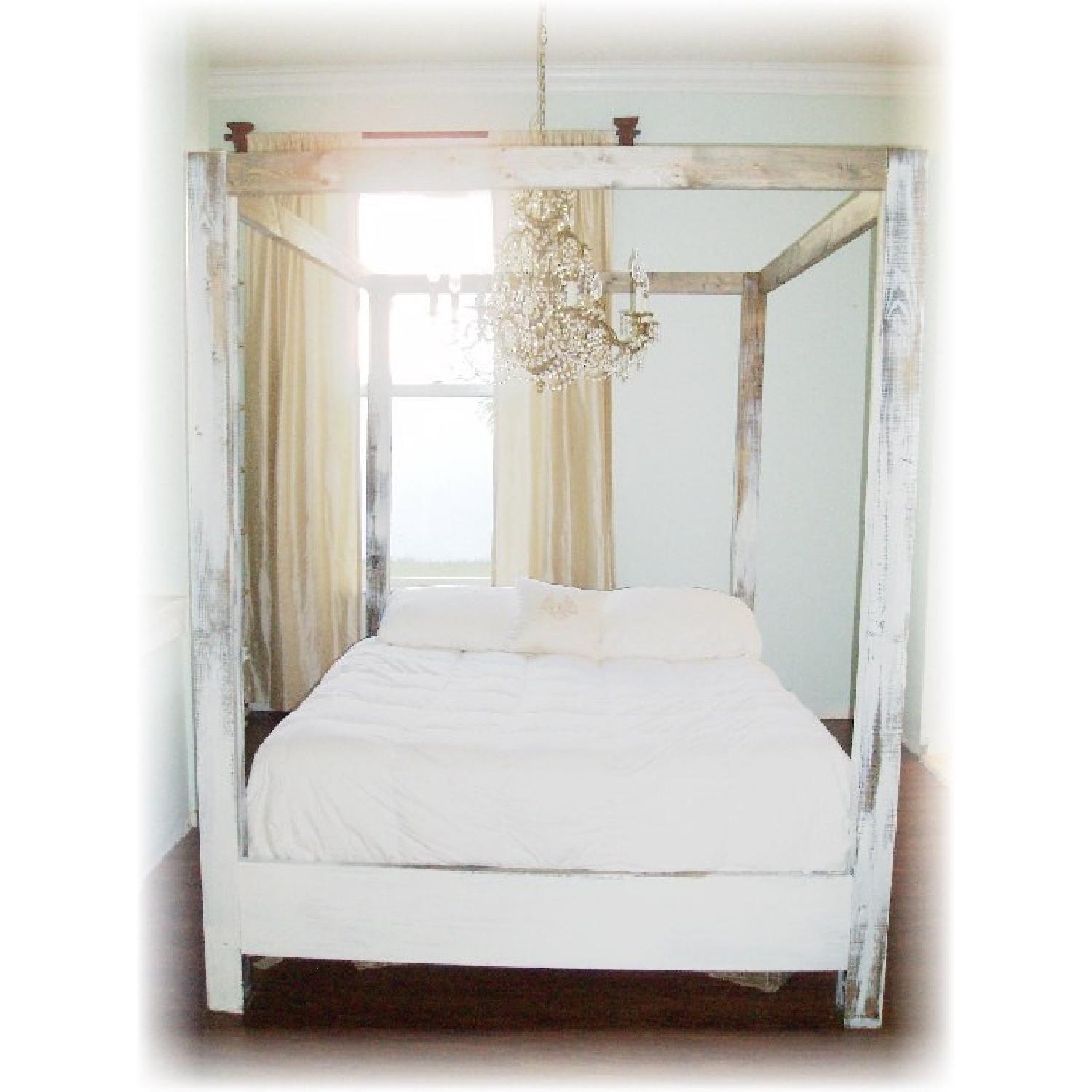 Custom Made Shabby Chic 4 Post Bed