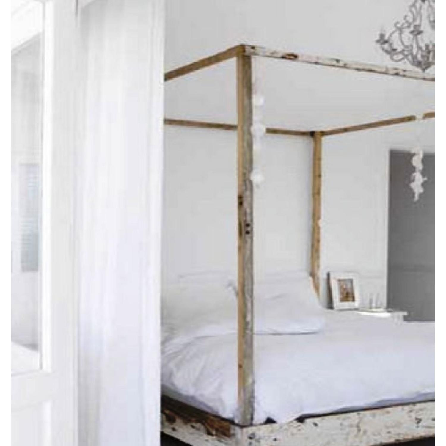 Custom Made Shabby Chic 4 Post Bed - image-2