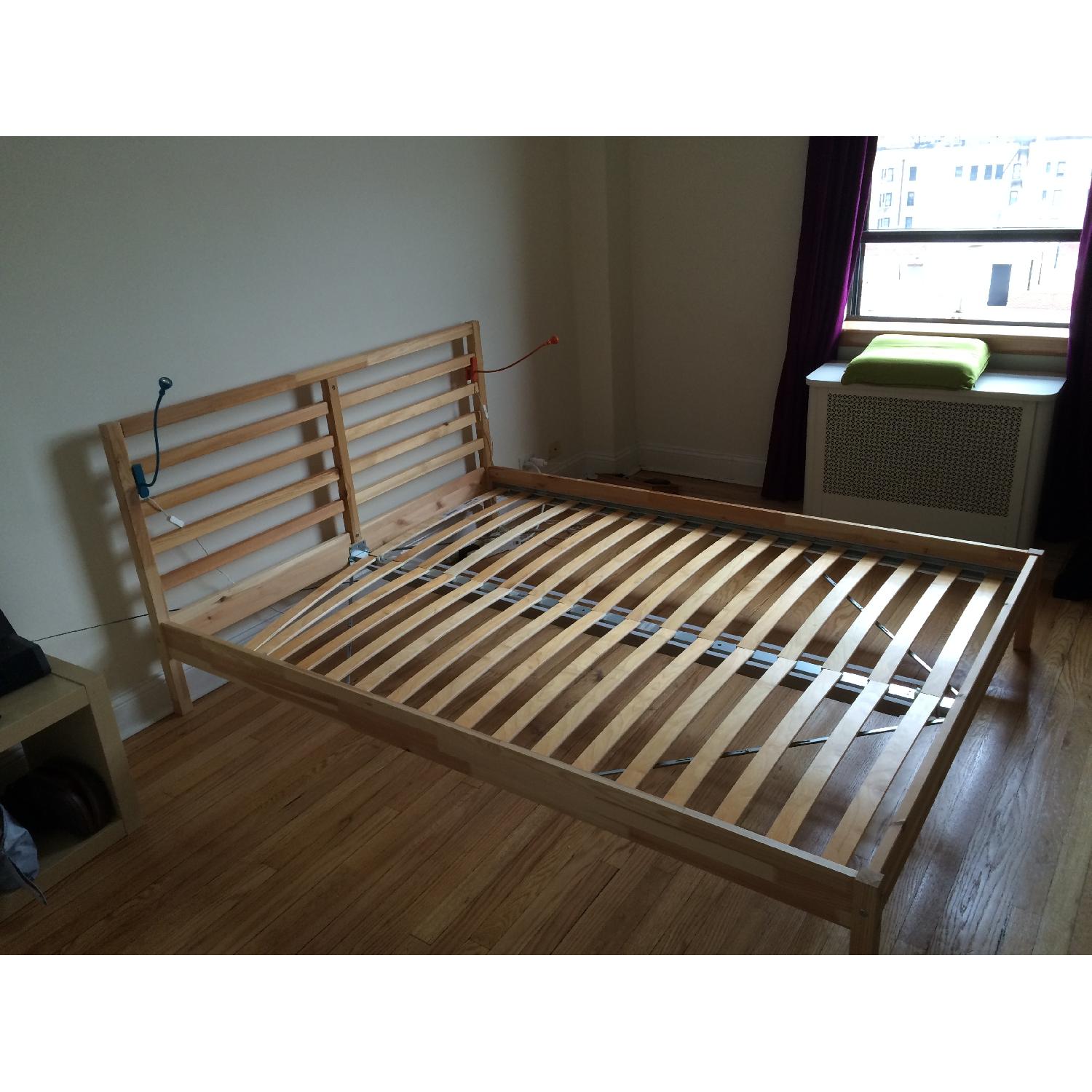 Ikea Tarve Queen Size Bed Frame + Luroy Slats - image-1