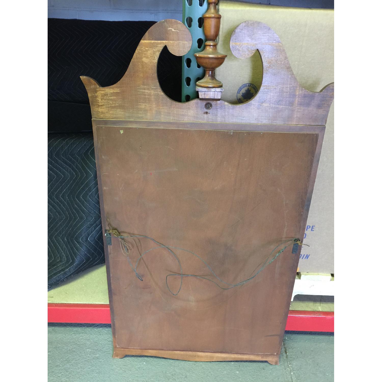 Antique Federal Style Wood Framed Mirror - image-5