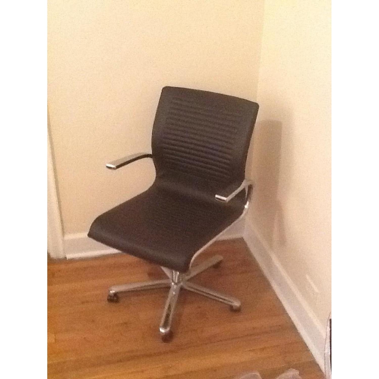 Dauphin Leather Swivel Chair - image-5