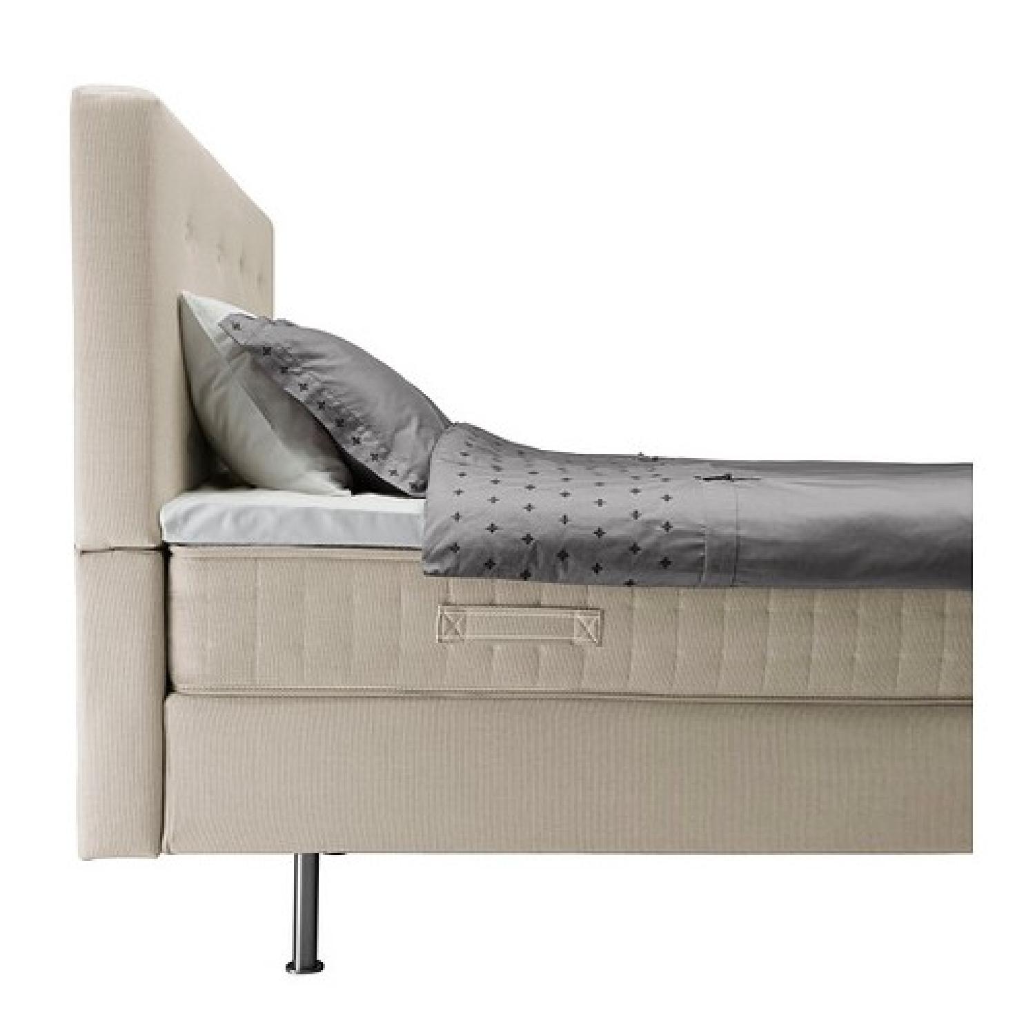 Ikea Bekkestua Queen Size Bed w/ Headboard - image-3