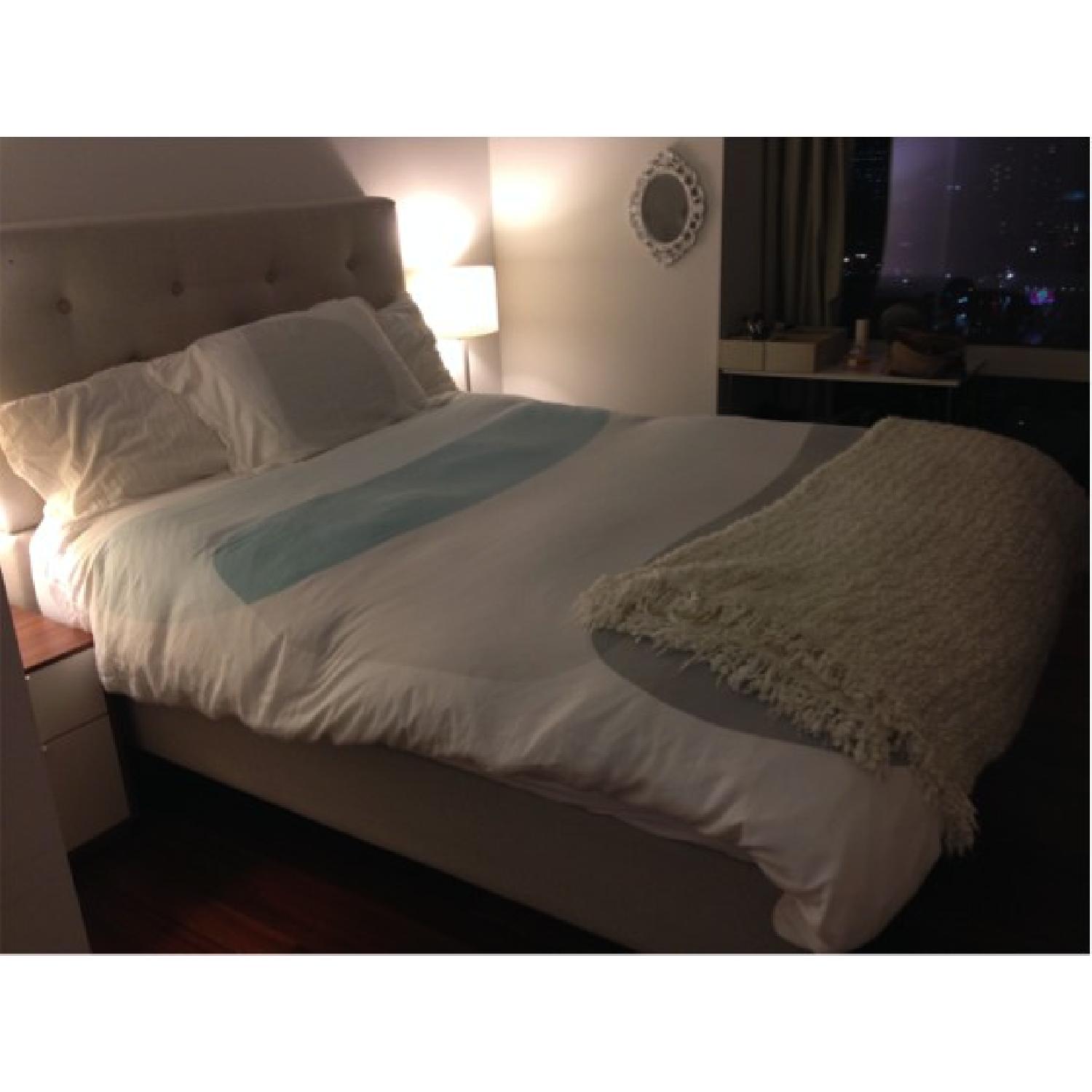 Ikea Bekkestua Queen Size Bed w/ Headboard - image-4