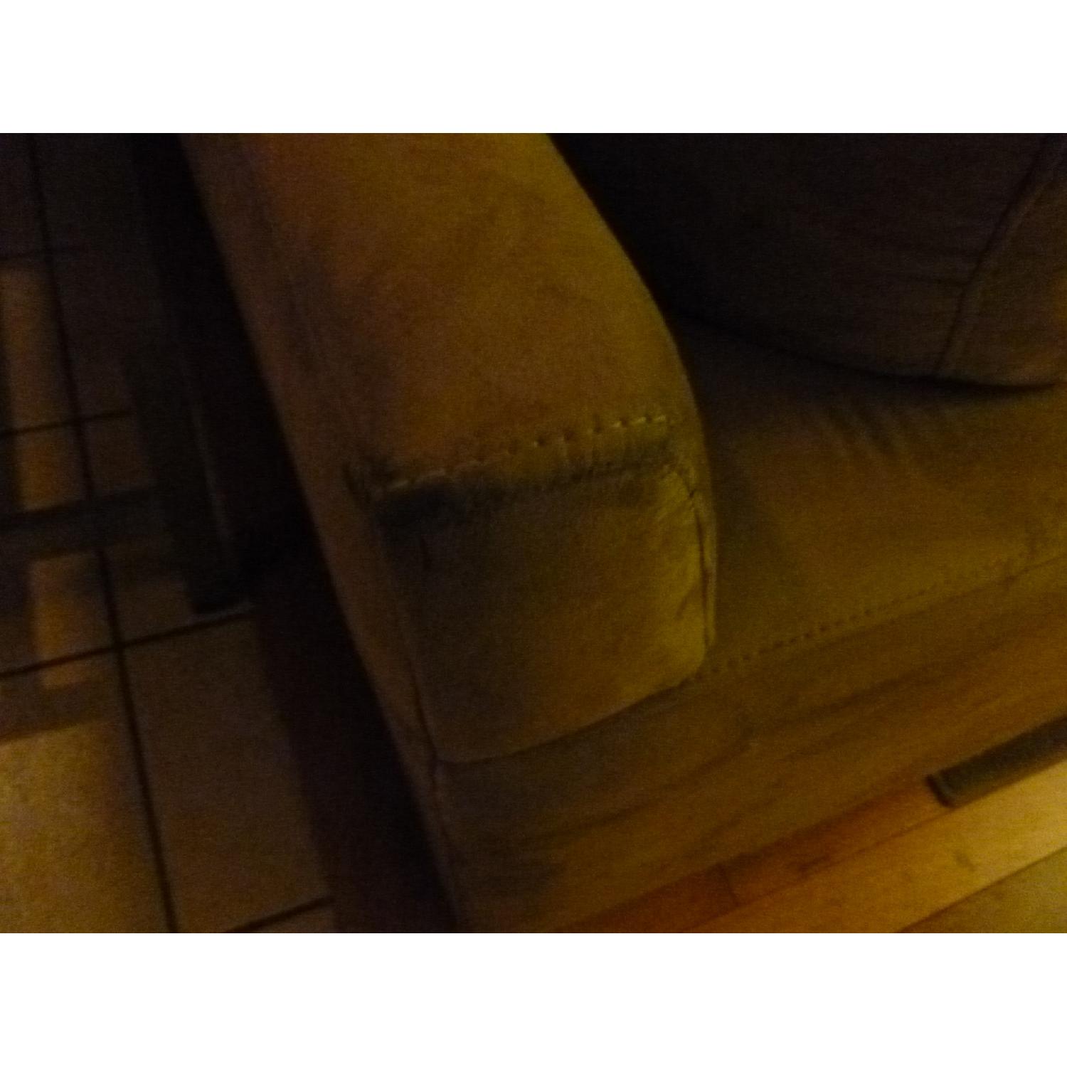 Max Home Furniture Sleeper Sofa with Chaise Lounge. AptDeco