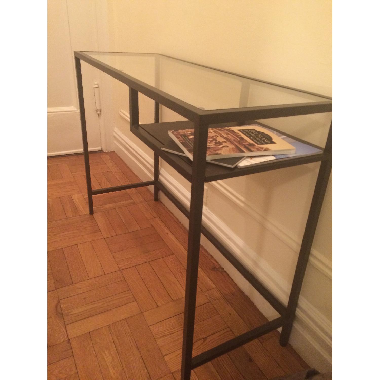 Ikea Glass Desk/Side Table - image-1