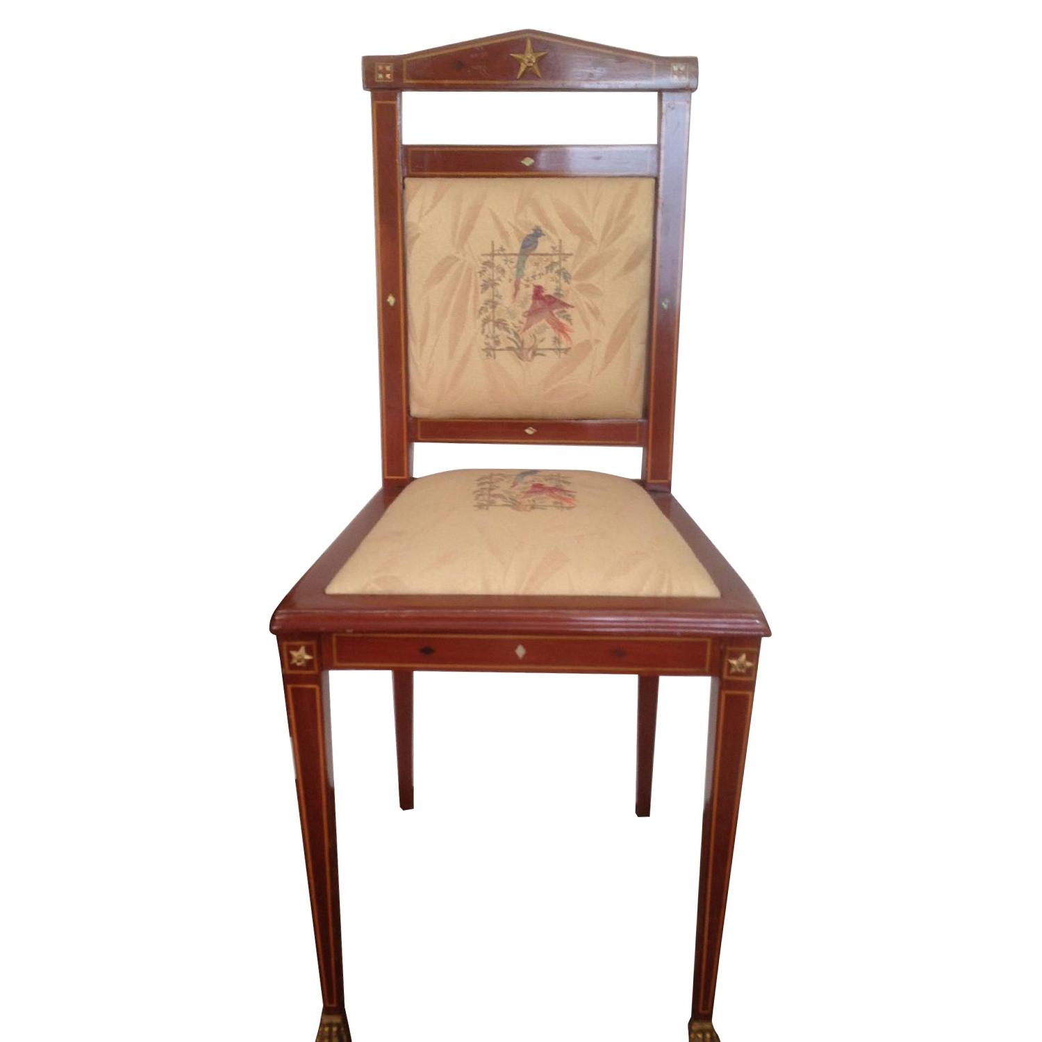 French Antique Dining Chairs Set of 6 AptDeco