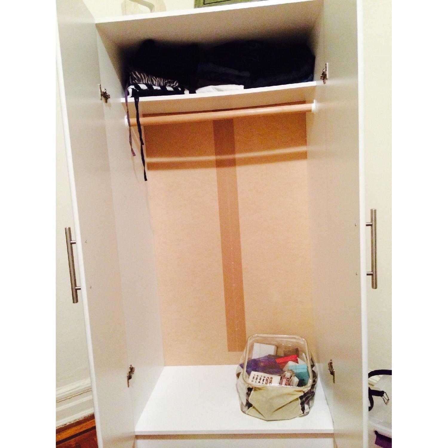 Sears White Wardrobe/Armoire - image-3