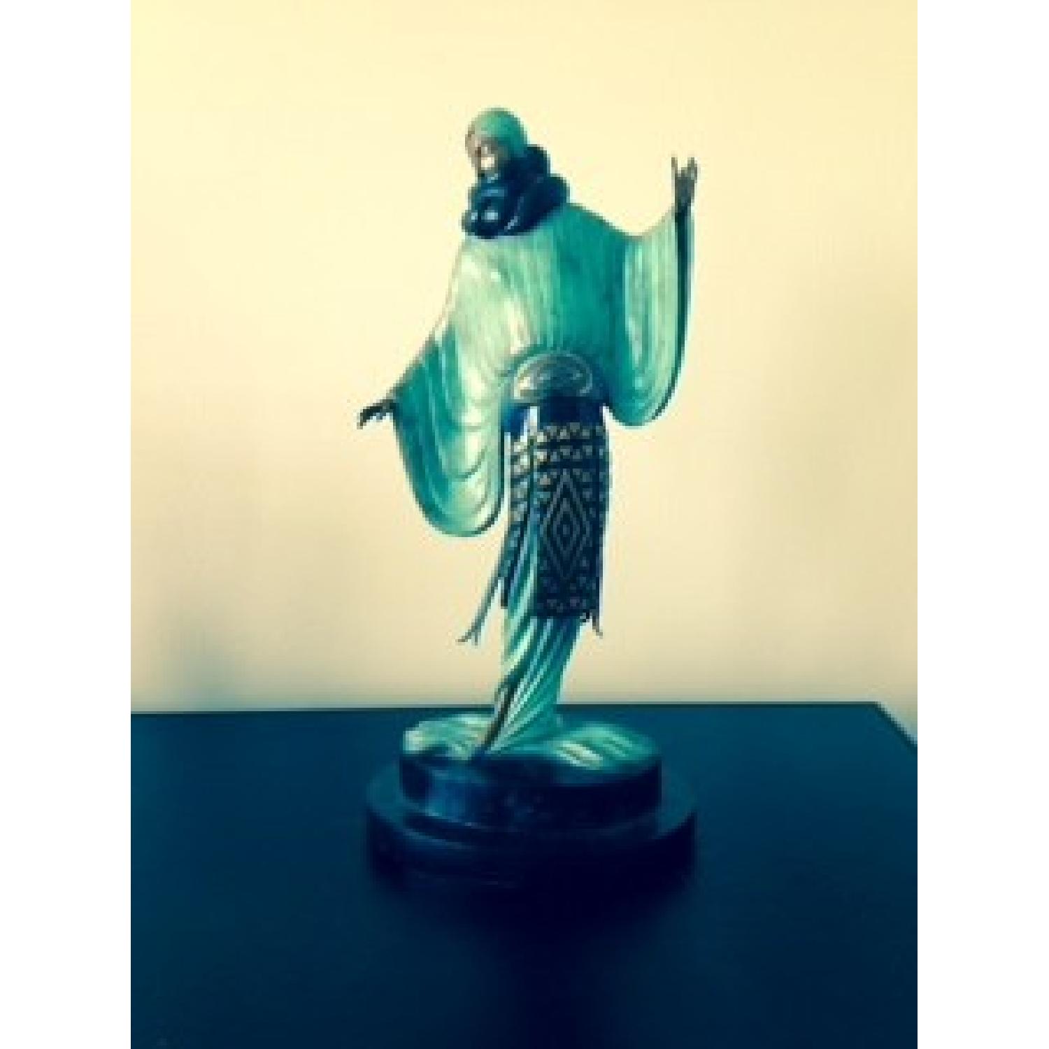 Erte Bronze Sculpture - Evening in 21 - image-1