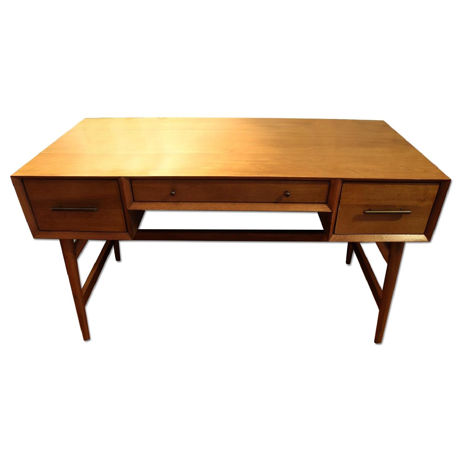 West Elmo Mid Century Desk w/ Acorn Legs - image-0