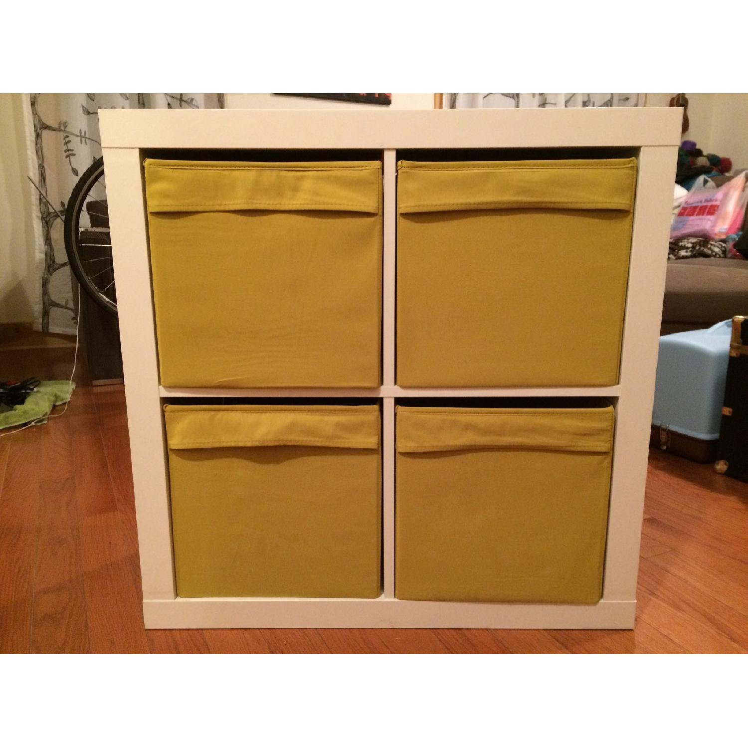 Ikea Kallax Cube with Drawer Cube Inserts AptDeco