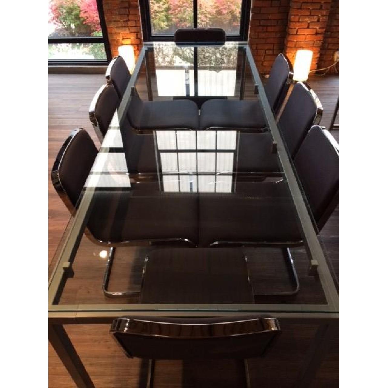 Design Within Reach Tavola Glass Top Table - image-2